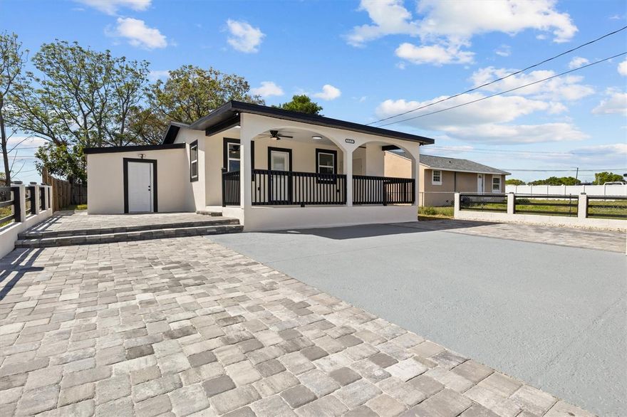 LOCATION, LOCATION, LOCATION. Fully reconstructed and completed on March 2026, this exceptional and well located property has been rebuilt entirely from the ground up, offering the charm of a 1901 home with the quality and reliability of a brand-new construction. Everything is NEW and built to current construction codes providing complete peace of mind for the next owner. This home features a NEW ROOF, NEW IMPACT WINDOWS, NEW DOORS, NEW A/C system, NEW ELECTRICAL PANEL, and ALL-NEW electrical wiring throughout. The interior has been completely redesigned with a NEW kitchen, NEW bathroom, NEW flooring throughout, along with NEW ceiling fans and modern finishes. The upgrades continue outside with NEW siding, NEW insulation, NEW porch, NEW driveway, NEW septic tank, NEW sod, and a NEW fully fenced yard—every detail has been thoughtfully completed. Absolutely everything is NEW—no updates needed, no concerns, just move in and enjoy with NO HOA and NO CDD fees. A rare opportunity to own a historic address with completely modern construction and finishes, CONTACT YOUR AGENT TO SCHEDULE AN APPOINTMENT TODAY.