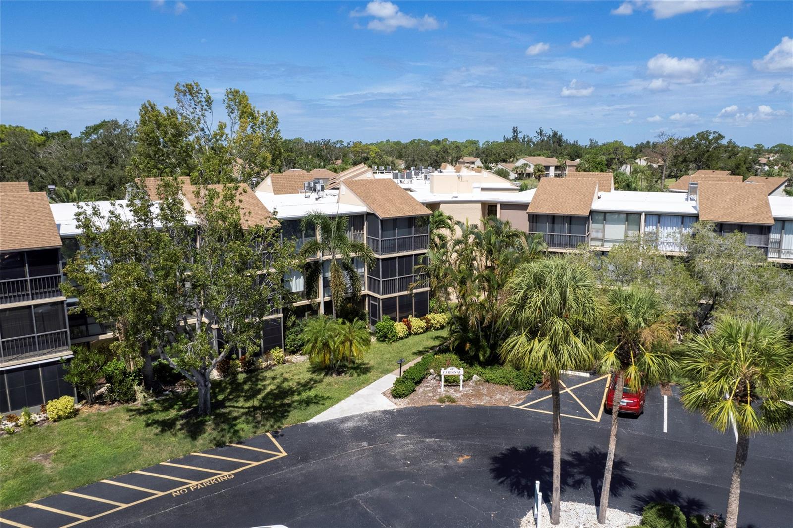 Beautiful Bird Bay Village seasonal rental! Ground floor 1 bed 1.5 bath with a short walk to all the Bird Bay Village amenities. The amenities include a Junior Olympic swimming pool, tennis courts, pickleball courts, fitness center, clubhouse, on-site library and more! The master bedroom is equipped with a king-size bed and leads to your bathroom with a beautiful custom walk-in shower. The kitchen is spacious and has everything you need for the season! Come enjoy your 'winter' in Paradise! This unit also has the best/closest parking spot!