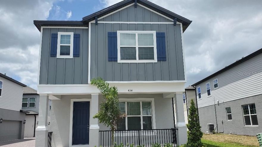 Welcome to this move-in ready 4-bedroom, 2.5-bath home in the desirable community of Venetian Bay! The inviting front porch leads into an open floor plan that connects the living and kitchen areas—perfect for both everyday living and entertaining. The kitchen features stainless steel appliances, granite countertops, a pantry, and a spacious bar with seating. A family room plus a second den/TV room, half bath, and attached 2-car garage complete the main level.
Upstairs, enjoy additional square footage in the loft area, a private primary suite with tray ceilings, walk-in closet, and en-suite bath with double vanities and a walk-in shower. Three additional bedrooms, a full bath, and a second-floor laundry add comfort and convenience.
Venetian Bay offers an active, resort-style lifestyle with an 18-hole golf course, town center with shopping and dining, and community playgrounds. All just minutes from local beaches, more shopping and dining, and easy access to I-95 and I-4.
 Schedule your showing today!
