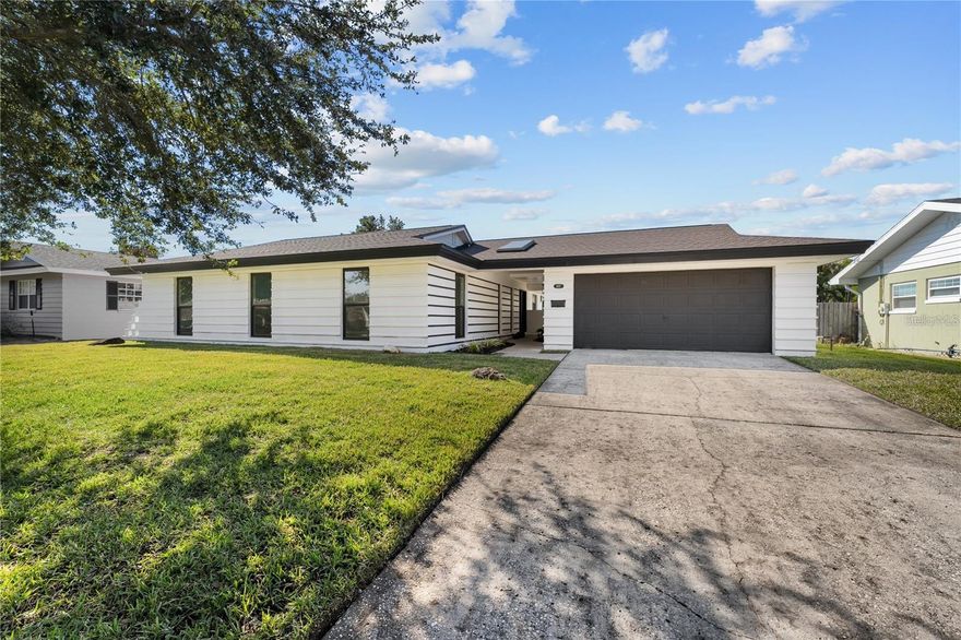 Welcome to this beautifully renovated 4-bedroom, 2.5-bath home in the heart of Winter Park, just minutes from Park Avenue’s top dining and shopping. Thoughtfully updated from top to bottom, this move-in-ready home features a brand-new AC system, luxury vinyl plank flooring throughout, and a stunning chef’s kitchen with quartz waterfall countertops, custom cabinetry, and all-new stainless steel appliances. Each bathroom has been modernized with sleek, contemporary finishes, while the spacious primary suite offers a private retreat with a beautifully updated ensuite. Outside, the fully fenced backyard provides a perfect space for relaxation or entertaining, and the two-car garage offers ample storage with easy access to the main living areas. Situated in a prime location with convenient access to I-4 and SR-417, this home blends modern elegance with unbeatable convenience. Don’t miss your chance to experience Winter Park living at its best—schedule your showing today!