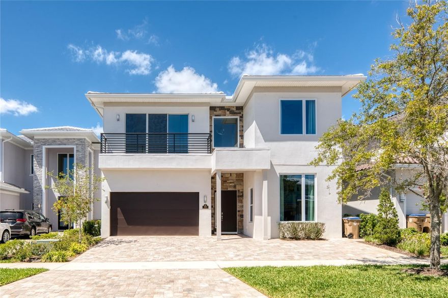 This FURNISHED home overlooking the 18th fairway of the JACK NICKLAUS GOLF COURSE in Reunion, Florida. This spacious home is behind the gates of the Bear's Den and a short walk to the Jack Nicklaus clubhouse. This home is an 8 bedroom/ 8 full and 2 half baths, GAME ROOM, SUMMER KITCHEN overlooking the golf course and clubhouse. Amazing views of the golf course from the living room, master suites and pool. Enjoy an outdoor pool and entertaining area equipped with a built in summer kitchen. A SPACIOUS MASTER SUITE ON EACH LEVEL with a large shower, separate tub, dual sinks and spacious walk in closets. There is beautiful tile flooring in all common areas on the first level, hard wood stairs and flooring in the great room upstairs. Gourmet kitchen, two islands with quartz countertops throughout with additional cabinets and storage. Stainless steel appliances throughout the kitchen along with a gas oven. Upstairs includes a GAME ROOM for entertaining and you can enjoy the beautiful golf views on the 18th Fairway from the covered balcony. A TRANSFERRABLE MEMBERSHIP is AVAILABLE!!  Reunion Resort is a World Class destination just 10 minutes away from Walt Disney World with access to 3 signature golf courses, 6 tennis courts, a water park with a lazy river, as well as 6 restaurants within the community. The impressive clubhouse at Bears Den features a club restaurant, pro shop, men's and women's locker rooms. Call today to schedule a private showing. A Jack Nicklaus royalty fee is due on total purchase price at closing.