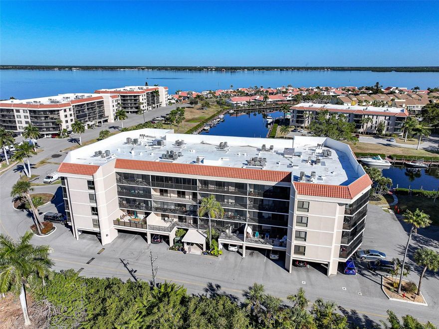 Welcome to 25188 Marion Avenue Unit #D112 in beautiful Punta Gorda, Florida — a spacious 3-bedroom, 2-bathroom waterfront condo located in the highly sought-after Emerald Pointe community.

Designed with both comfort and entertaining in mind, this residence offers a seamlessly flowing floor plan enhanced by tray ceilings and soaring high ceilings that create an open, airy feel throughout. Natural light pours in, highlighting the gorgeous water views that truly set this home apart. Whether enjoying your morning coffee or hosting friends in the evening, the serene waterfront backdrop never gets old.

The kitchen features ample counter space, making meal prep and entertaining effortless. Just steps away, a convenient wet bar adds the perfect touch for hosting gatherings. The generously sized bathrooms provide comfort and privacy, while the thoughtful layout ensures each bedroom feels spacious and inviting.

Emerald Pointe is a boater’s paradise and lifestyle destination. The community offers over 40 boat slips — included in the HOA fee — providing easy access to the water whenever adventure calls. The very active Yacht Club is a hub for boating enthusiasts, while the vibrant social club hosts numerous events each month, making it easy to stay connected and engaged. Residents also enjoy beautifully maintained grounds, three sparkling swimming pools and a welcoming waterfront atmosphere that embodies the best of Southwest Florida living.

If you’re searching for low-maintenance waterfront living in a community built around boating, social connection, and an active lifestyle, this is your opportunity to own a slice of paradise in Punta Gorda.

Schedule your private showing today and start living the coastal lifestyle you’ve been dreaming of.