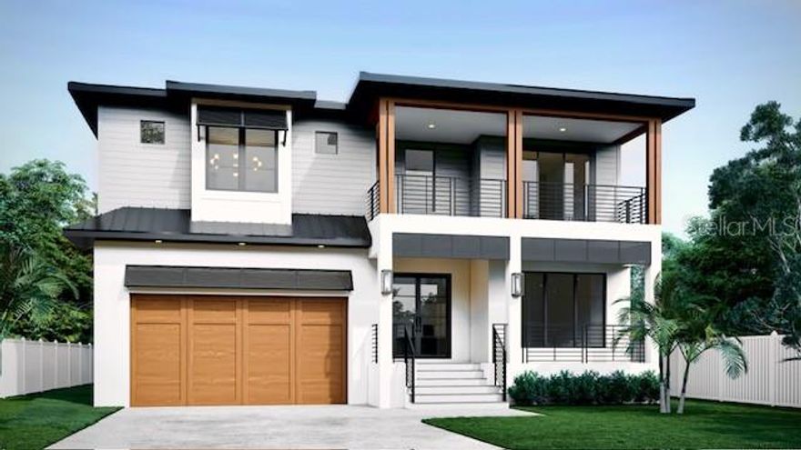 Under Construction. Under Construction with an estimated completion of May 2024. This Wonderful modern contemporary style home is under construction by BROOKSHIRE HOMES. Located on a generous lot in Bayshore Beautiful. This home is adorned with beautiful architectural detail, design finishes & All the amenities you would expect. The home has 4875 sf on two levels with 5 beds, 5 1/2 baths, pool/spa, Outdoor Kitchen, Game Room, Home Office, And a 2+ car garage. A grand two-story foyer invites you in and leads to the first level with formal dining & butler's pantry, large game room, separate guest suite & a large family room with gas fireplace, overlooking the oversized patio with an outdoor kitchen. The top-of-the-line chefs' kitchen is clad with premium elements, Including 42" uppers with under cabinet lighting, Marble countertops & professional-grade appliances (Thermador). The second floor includes a large master retreat with elegant en-suite bath with Marble countertops, & an oversized walk-in closet. All secondary bedrooms enjoy en-suite baths & walk-in closets outfitted with built-in organizers. The den or office rounds out the upstairs floor plan. The backyard oasis includes a pool, spa & a fully landscaped fenced yard. Other features include French white oak hardwood floors, Gas lanterns on front, Baldwin black door hardware; Pre-wiring for Smart Home Technology, & a paver driveway.