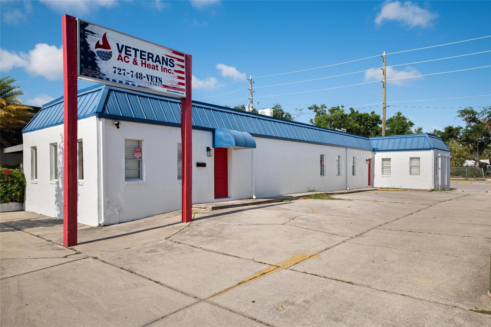 Well positioned 2 unit block building and additional commercial lot on busy Pinellas Ave/Alt 19, in the City of Tarpon Springs urban core and Special Area Plan(SAP). This building has been totally remodeled inside and out with a new roof, AC units, flooring etc.. With two power meters this building can easily be subdivided and made into two different spaces. Theres a driveway off of Pinellas Ave which has an average daily traffic count of 20,000 cars. The building has 4 parking space up front and a separate lot which is part of the deal.. This lot fronts on Oakwood St and has alley access along the side of the lot. The alley frontage helps in the design and build of a new building there.. Lots of possibilities with the lot. Also located in the SAP, the lot zoning allows for zero setback and less parking requirements than normal. This downtown corridor is really maturing nicely and being redeveloped with new businesses and being strongly supported by locals. For location reference the Sponge City Brewery is almost adjacent to the site.