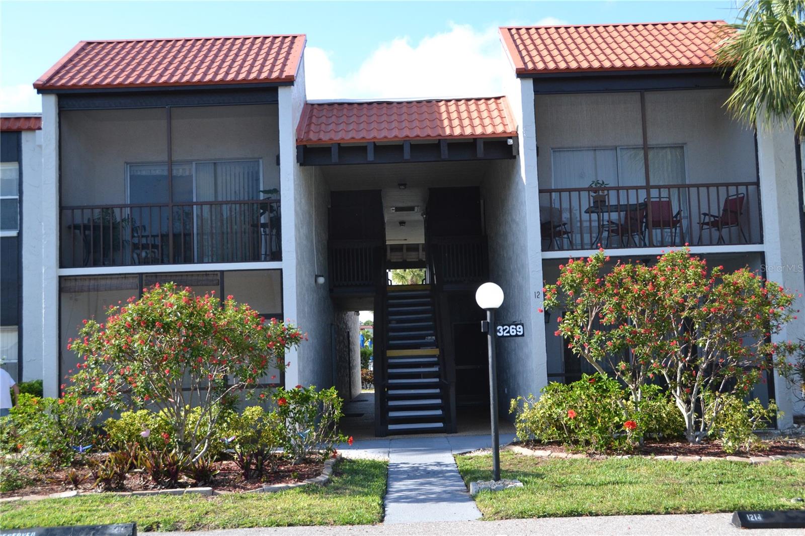 Must see beautiful condo. This can be your new year-round or seasonal condo in the heart of Sarasota, FL. This beautifully maintained and 2 bedroom 2 bath is situated in the back of the complex, which provides a quiet and private ambiance. The property is well managed by the Village Brooke association. The unit can be transform to your own home with minimal upgrades. Your winter home or year around abode is ready for an immediate movie-in date. The condo provides a lanai that faces to the north over looking the pool, providing beautiful views while you enjoy your coffee or tea. It provides a great covered outdoor space to enjoy. The combining living and dining room provides a robust living area, with sliding glass doors to the lanai. The bedrooms are generous size and the primary offers a large walk-in closet and en-suite with a tub and shower combination. The second or guest bedroom has the other bathroom facing across the hall. The guestroom has ample closet space. The guest bath includes a new latrine and a refinished tub, faucets and shower head. Village Brooke is an extremely well maintained community with two pools, tennis and pickleball courts, shuffleboard courts, and large clubhouse with billiards, etc. Your condo also provides an outside storage unit adjacent to your unit for tools, bikes or your holiday decorations. Low condo fees make for a great full-time home or winter getaway from the cold! Centrally located within town, you are minutes away from the Siesta Key beach, downtown and all that Sarasota provides. The condo is located on the 2nd floor and comes with a private parking spot. There are additional guests spots located all over the property. You’ve seen the rest and we’re here to provide you with the best! Can be sold turnkey if you would prefer, just bring your personal items and groceries.