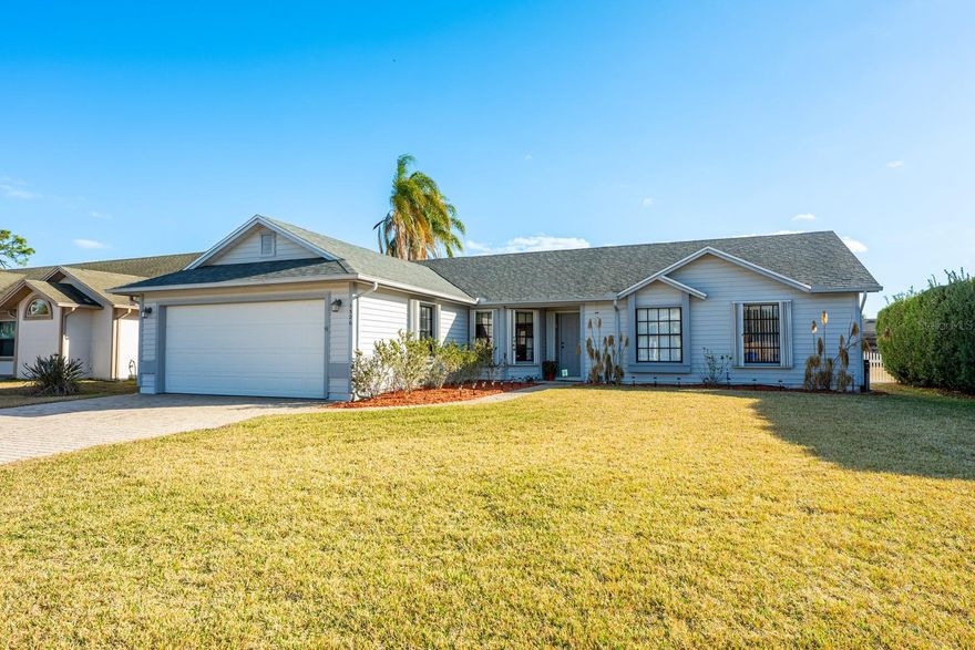 Welcome to Oak Hollow in Kissimmee – where you can enjoy the freedom of NO HOA, a PRIVATE POOL, and a location that keeps you close to everything Central Florida has to offer! Major updates are already done for you, starting with a NEW LUXURY VINYL PLANK FLOORING (2026), FRESH EXTERIOR PAINT (2026), and REFRESHED LANDSCAPING (2026) for standout curb appeal. You will also appreciate the air vents cleaned throughout (2025), fresh paint in the kitchen and bathrooms (2025), a NEW ROOF (2024), and upgraded blown-in fiberglass attic insulation (2023) for added energy efficiency. The NEWER TRANE A/C (2021), UPDATED POOL SCREENS (2021/2026), and WATER HEATER (2018) round out the big-ticket improvements. The home also features a WATER SOFTENER for added comfort. Single story living with 3-bedrooms and 2-baths, this POOL HOME offers a smart SPLIT BEDROOM FLOOR PLAN, giving the primary suite privacy from the secondary bedrooms. A flexible formal space just off the foyer can serve as a home office, sitting room, or play area – whatever fits your lifestyle! The heart of the home is the spacious family room and dining area with sliding glass doors that lead to the COVERED LANAI and SCREENED, SALT WATER POOL – perfect for INDOOR/OUTDOOR Florida living. The large EAT-IN KITCHEN provides generous cabinet and counter space, making meal prep and gatherings easy and functional. Whether you are hosting friends or enjoying a quiet evening at home, the layout flows naturally and feels both open and comfortable. Situated on a generous .21 ACRE LOT, the backyard offers plenty of room to relax, garden, entertain, or personalize even further. Oak Hollow is a well-established Kissimmee community known for its convenient location and neighborhood fee, and you are just minutes from Michigan Ave, Bill Beck Blvd, and the Florida Turnpike for easy commuting. Enjoy a quick drive to Downtown Kissimmee, St. Cloud, Hunters Creek, shopping, dining, schools, area lakes, resort corridors, and world-famous theme parks. Updated in all the right ways, with space to make it your own – Oak Hollow welcomes you home. Call today to schedule a tour!