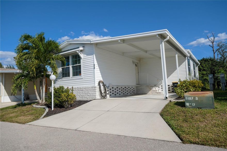 Welcome to your slice of paradise in the sought-after 55+ community of Buttonwood Village! This beautifully maintained manufactured home built in 2017. Offers comfortable Florida living at its finest, blending convenience, comfort, and community charm.
Step inside to find this mostly furnished home with a well-equipped kitchen with ample cabinetry, featuring a bright living area, the guest bedroom provides plenty of space for visitors or a home office. Enjoy your morning coffee or the evening breeze from the screened in lanai, overlooking beautifully landscaped grounds. 
Buttonwood Village is a welcoming, pet friendly community offering an array of resort-style amenities — including a heated pool, clubhouse, and an active social calendar for residents. Located just minutes from downtown Punta Gorda, and Fisherman’s Village you’ll love being close to local shopping, dining, and the beautiful Charlotte Harbor waterfront. Or a short golf cart ride away from the Rivera Bar and Grill!
Whether you’re seeking a full-time residence or a seasonal retreat, this home is the perfect opportunity to enjoy the relaxing Florida lifestyle you’ve been dreaming of.
Don’t miss out – schedule your private showing today!