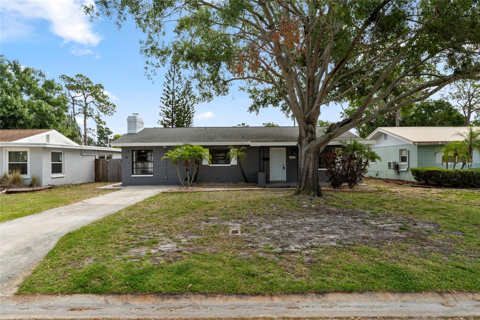 Stunningly Renovated St. Pete Gem with Prime Location!
Welcome to 9033 3rd St N – a beautifully renovated home nestled in one of St. Pete’s most desirable neighborhoods! This charming residence has been thoughtfully upgraded from top to bottom, featuring brand new flooring, custom cabinetry, fresh drywall, and modern finishes throughout.
Enjoy the serenity of a spacious backyard surrounded by lush greenery and tropical vibes – perfect for relaxing, entertaining, or creating your dream outdoor oasis. Just minutes from the sugar-sand beaches and vibrant downtown St. Petersburg, this home offers the best of both worlds: peaceful coastal living and easy access to restaurants, shops, and entertainment.
Added bonus: The property comes with a fully paid FEMA flood insurance policy for the next three years, which is transferable to the new owner — a rare value-add in this area.
Whether you’re a first-time buyer, savvy investor, or someone looking for a turnkey Florida retreat, this home is a must-see!