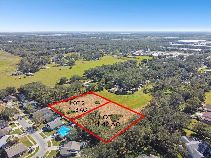 PRICE IMPROVED! Discover the perfect location to build your dream home on this spacious 1.42-acre lot in the serene countryside of Plant City, FL. This cleared, dry parcel offers privacy and ample space for your vision. Ideally situated just minutes from the I-4 ramp, providing quick access to both Tampa and Orlando, and close to downtown Plant City, shopping, dining, top-rated schools, and the new hospital. With no HOA and no deed restrictions, this lot offers the freedom to create your ideal living space. Additionally, there is one more lot available for those seeking even more room to grow. OWNER FINANCING AVAILABLE CALL FOR MORE INFORMATION.