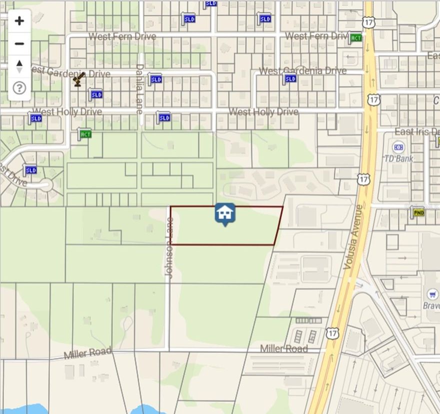 AMAZING HIGH AND DRY 7.24 ACRES IN A PRIME ORANGE CITY LOCATION!
Beautiful wooded acreage surrounded by other large estate properties and just minutes to I-4 and the Orlando Metro Area. Zoned A-3 (Transitional Agricultural) allowing for small farms and agricultural uses (buyer to verify specific uses with the zoning department). This is a one-of-a-kind acreage property in one of the most desirable areas of Orange City. Priced right and expected to sell quickly!