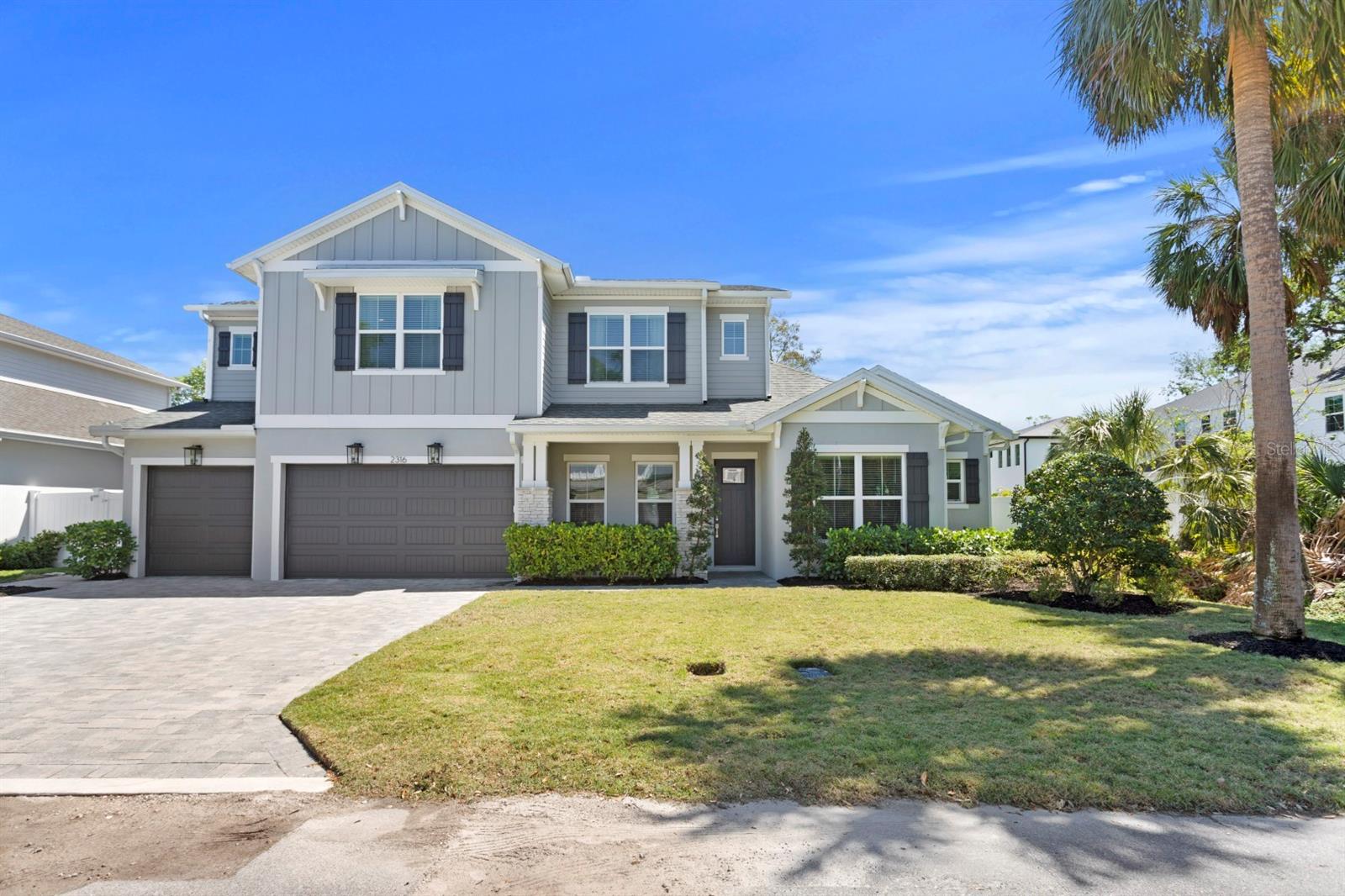 Welcome to this incredible home built by New Legacy Homes in 2021, perfectly situated in an A-rated school district (Mabry, Coleman, Plant) on a serene cul-de-sac! This stunning residence features 5 bedrooms, 5.5 bathrooms, an office, and a spacious bonus room that can easily serve as a 6th bedroom, making it ideal for families of any size.
Step into the grand great room, where you'll be greeted by soaring 21-foot ceilings and elegant 10-inch crown molding. The chef's kitchen is a culinary delight, showcasing an oversized island, apron sink, Fisher & Paykel appliance package, pot filler, soft-close custom cabinets, a walk-in pantry, and LED under-cabinet lighting.
The thoughtfully designed first floor includes a luxurious primary suite, a spacious great room that opens to an oversized covered lanai, a cozy breakfast nook, a private office, a guest room, a laundry room, a powder bath, and a convenient pool bath.
Venture upstairs to discover a generous recreation room, along with three additional bedrooms featuring walk-in closets and three bathrooms, including two en-suites and one additional bathroom.
This home is packed with upgrades, including an outdoor kitchen with a gas grill, impact windows, an Elan Home Automation system, in-wall pest tubes, 8-foot interior doors, pre-wired audio, USB outlets, and Icynene spray foam insulation. Enjoy semi-conditioned attic storage, an 18 SEER HVAC system with multi-zone control, select solid core doors, stair kick lighting, under-cabinet lighting in the primary bathroom, and Toto toilets with bidets in both the pool bath and primary suite, along with upgraded closets in the primary, guest, and two secondary bedrooms.
Conveniently located just minutes from Tampa International Airport, downtown, I-275, shopping, and dining, this home truly offers the perfect blend of luxury, comfort, and location.