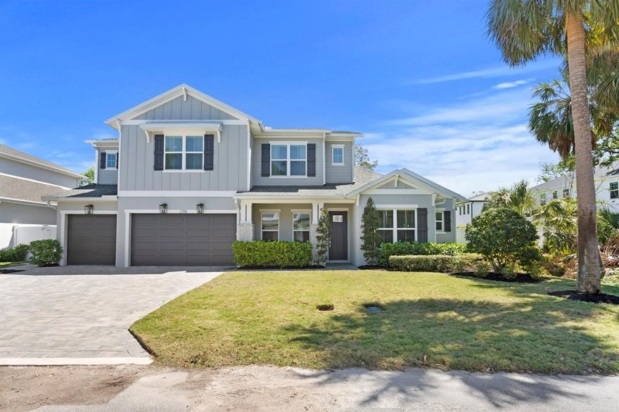 Welcome to this incredible home built by New Legacy Homes in 2021, perfectly situated in an A-rated school district (Mabry, Coleman, Plant) on a serene cul-de-sac! This stunning residence features 5 bedrooms, 5.5 bathrooms, an office, and a spacious bonus room that can easily serve as a 6th bedroom, making it ideal for families of any size.

Step into the grand great room, where you'll be greeted by soaring 21-foot ceilings and elegant 10-inch crown molding. The chef's kitchen is a culinary delight, showcasing an oversized island, apron sink, Fisher & Paykel appliance package, pot filler, soft-close custom cabinets, a walk-in pantry, and LED under-cabinet lighting.

The thoughtfully designed first floor includes a luxurious primary suite, a spacious great room that opens to an oversized covered lanai, a cozy breakfast nook, a private office, a guest room, a laundry room, a powder bath, and a convenient pool bath.

Venture upstairs to discover a generous recreation room, along with three additional bedrooms featuring walk-in closets and three bathrooms, including two en-suites and one additional bathroom.

This home is packed with upgrades, including an outdoor kitchen with a gas grill, impact windows, an Elan Home Automation system, in-wall pest tubes, 8-foot interior doors, pre-wired audio, USB outlets, and Icynene spray foam insulation. Enjoy semi-conditioned attic storage, an 18 SEER HVAC system with multi-zone control, select solid core doors, stair kick lighting, under-cabinet lighting in the primary bathroom, and Toto toilets with bidets in both the pool bath and primary suite, along with upgraded closets in the primary, guest, and two secondary bedrooms.

Conveniently located just minutes from Tampa International Airport, downtown, I-275, shopping, and dining, this home truly offers the perfect blend of luxury, comfort, and location.