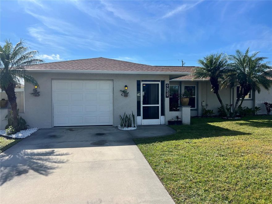 This charming two-bedroom, two-bath home presents an excellent opportunity to fulfill your Florida dreams. Nestled in a tranquil neighborhood and conveniently located just under six miles from Englewood Beach, it boasts a split floor plan offering privacy for both residents and guests. The kitchen flows into the L-shaped dining and living area, creating an inviting space for entertaining or relaxation. Additionally, the upgraded screened back porch provides a serene spot to enjoy a good book or your favorite pastimes. The spacious backyard offers ample room for a pool, perfect for those warm Florida days. Recent enhancements ensure comfort and safety, including a new air conditioning system installed in 2021 and impact windows added in 2015. A brand-new roof, gutters, and a hurricane-rated garage door were installed in 2023, alongside a new fence. The interior received a fresh coat of paint in 2022, and landscaping for the lanai, including a generator electrical outlet, was completed in 2024 and a new water heater installed in March 2026.. This property is ideal for families or anyone looking to embrace the Florida lifestyle with NO HOA fees and NO FLOOD zone. Don’t miss your chance to call this lovely home your own. The home is AirBnB ready and available to purchase fully furnished or unfurnished. Please ask for details as to the price for furnished. The Persian rug is not included in the sale of the fully furnished home.
