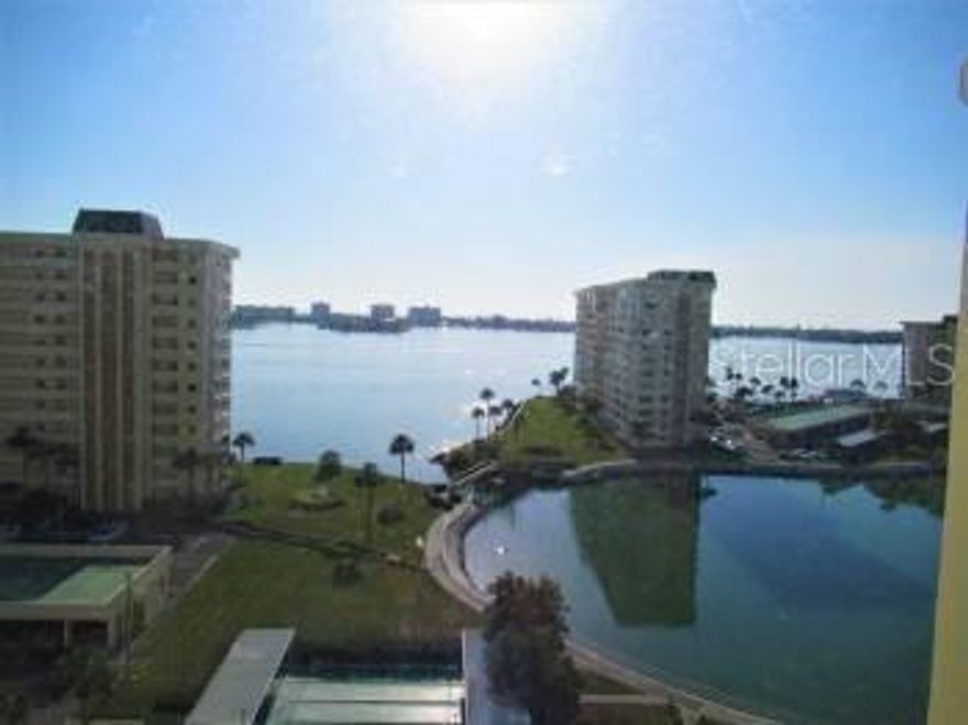 Wow! Fabulous views from this UPDATED/RENOVATED 10th Floor condo at lovely SEA TOWERS active 55+ gated entry condo community! This is a minimum SIX-SEVEN MONTH LEASE available APRIL 27, 2026 - Dec. 31, 2026 approx (dates are flexible). Open floor plan featuring newer kitchen, stainless appliances, quartz counters and beautiful turquoise backsplash with bar/counter seating and dining area. Living area has beautiful water views of Boca Ciega Bay, leather sofa & loveseat combo with flat screen tv, large bedroom with KING bed, tv, walk-in closet and renovated en suite bathroom with double sink vanity and step-in shower. LVP flooring throughout. EXTRA BONUS SPACE doubles as guest sleeping area/home office with water views. Half "powder bath" all newer and updated! Newer Central H&A system, and community laundry room (no charge to tenant) just steps away for your use. Covered parking space under carport as well as water/sewer/garbage/cable/Internet & WiFi all included in the rent. Tenant pays electric. Sea Towers is a 55+ community full of amenities such as two heated pools, covered picnic area with grills, walking trail, kayak launch, tennis/pickleball, clubhouse with billiards/fitness/stage & library. Sorry, NO PETS are allowed. Tenant must pass credit check/crim. background check and register with association. Security deposit is one full month's rent. Grocery, shopping, banking just down the street. Beaches and restaurants, John's Pass all close by. AVAILABLE APRIL 27, 2026-DEC. 31, 2026!