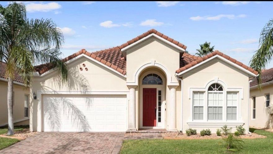 Welcome to the highly desirable Tuscan Hills community in Davenport, Florida — where comfort, convenience, and the perfect Central Florida lifestyle come together. This beautifully maintained single-story residence features 4 bedrooms, 3 bathrooms, and more than 1,800 square feet of spacious living with soaring vaulted ceilings and stylish new laminate flooring throughout.

Designed with both everyday living and entertaining in mind, the open-concept layout offers expansive living spaces filled with natural light from large windows. The kitchen is both functional and inviting, showcasing stainless steel appliances, rich granite countertops, ample cabinet space, and a large pantry.

Step outside and enjoy your own private oasis featuring a screened-in pool and an oversized covered lanai, surrounded by mature hedges that create a peaceful and secluded atmosphere. The durable tile roof enhances the home’s curb appeal while adding long-term value.

Perfectly situated near Highway 27, Highlands Reserve Golf Club, shopping, dining, and the famous Walt Disney World theme parks, this location offers unmatched accessibility to everything Central Florida has to offer.

Residents of Tuscan Hills enjoy fantastic community amenities including a clubhouse, fitness center, tennis courts, and playgrounds — making it an ideal place for families, vacation homeowners, or investors alike.

An incredible opportunity to own a move-in ready home in one of Davenport’s most sought-after communities, offering the perfect balance of privacy, location, and lifestyle.