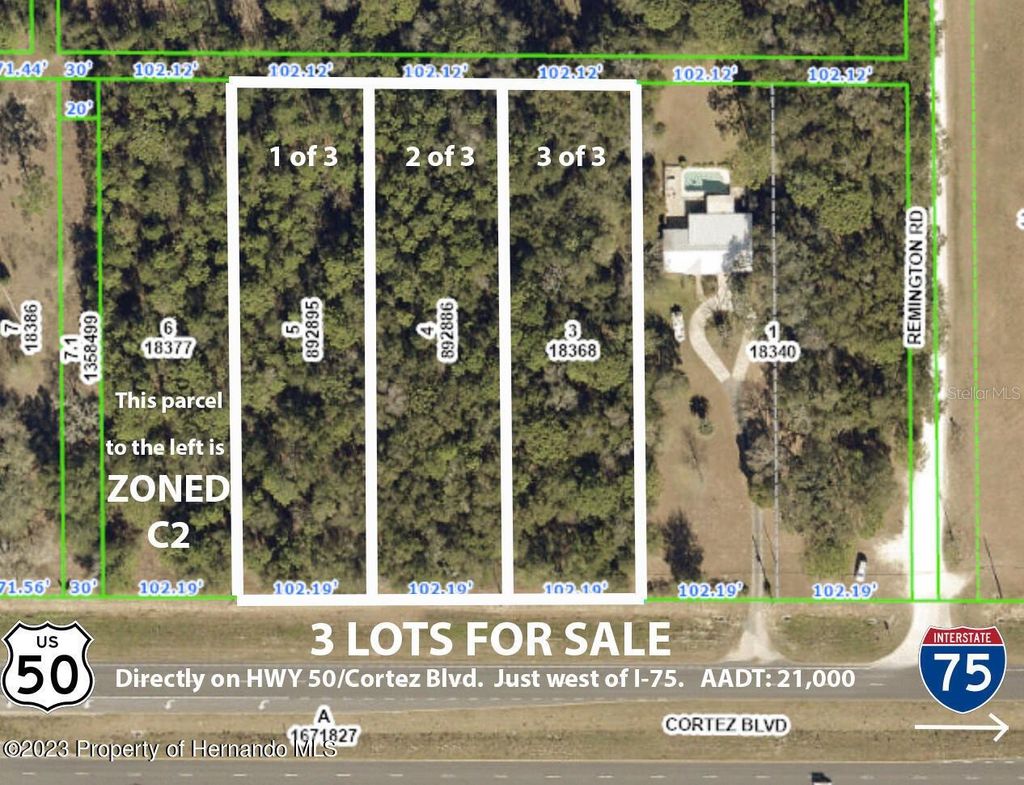 Photo of Cortez Boulevard, Brooksville, FL 34602 (MLS # W7870909)