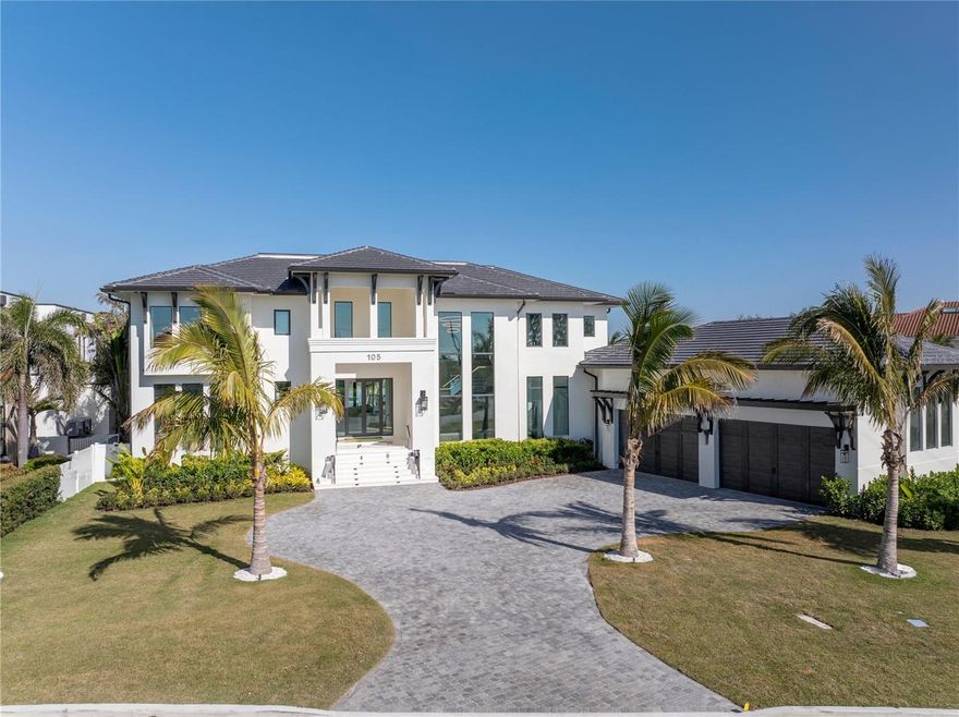 **100% Complete & Move In Ready** As Good As It Gets!  This Single Family Residence in Snell Isle by the Renowned Hughes Construction Team is the Epitome of Luxury, and Offers the Florida Lifestyle at its Finest!  Resting on an Oversized (0.51 Acre), Protected Waterfront Lot on Snell Isle Harbour, This All Concrete Block Construction Home is Built to the Highest Standards of the Florida Building Code, and Captures Beautiful Water Views from Nearly Every Room.  Offering Five (5) Bedrooms + Lounge + Office, Six and One-Half (6.5) Bathrooms, Four (4) Car Garage with Soaring Ceilings, Custom Pool & Spa with Infinity Edge & Fire Bowl Features, Boat Dock with Lift and a Private Beach & Outdoor Shower Tower.  Extensive List of Features Include the Following: Subzero, Wolf & Alfresco Appliances, Outdoor Kitchen, Luxury Wood Cabinets with Marble, Quartz & Quartzite Countertops, Metal Double Door Front Entry, Aluminum & Vinyl Fencing, Engineered Hardwood Floors with Marble & Porcelain Tile in Bathrooms, 8" Baseboards, Tongue & Groove Ceilings in Selects Rooms, High Impact 10' x 8' Garage Doors with High Lift, Natural Gas for Tankless Water Heater,  Pool Heater & Select Appliances, Level 5 Smooth Finish Drywall, Emtek Door Hardware, 11' 4" Ceilings on Main Level and Vaulted Ceilings in the Owner's Suite & Bonus Room (5th Bedroom), 8' Solid Core Interior Doors, Sound Insulation in Owner's Suite, Glass & Cable Railings, Tropical Landscaping with Coconut Palms & Banana Trees, Outdoor Lighting, Concrete Tile Roof, Steel Construction Floating Staircase with Oak Clad Stairs, Floor to Ceiling Windows on Lower Level and So Much More.  The Owner's Suite is a True Retreat, Offering a Spacious Bedroom with Vaulted Ceilings, Private Balcony, Two Walk-In Closets with Custom Organization Systems and a Royal Bathroom with Free-Standing Tub, Large Walk-In Shower and Beautiful Cabinetry.  Elegant Coastal Aesthetic with Motor Court and Expansive Front Yard Makes this a True Estate Home.  Move In Right Away and Rest Easy on the Private Beach Overlooking Snell Isle Harbour with Gentle Breezes Off of Tampa Bay!