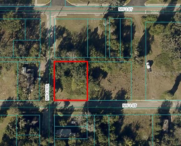 Desirable Build-able Corner lot!! Paved road. Near all utilities. Convenient Central Ocala location. Within 30 mins to Ocala forests and swimming, boating in the springs On Google maps the smaller piece of land on the corner is part of this property.