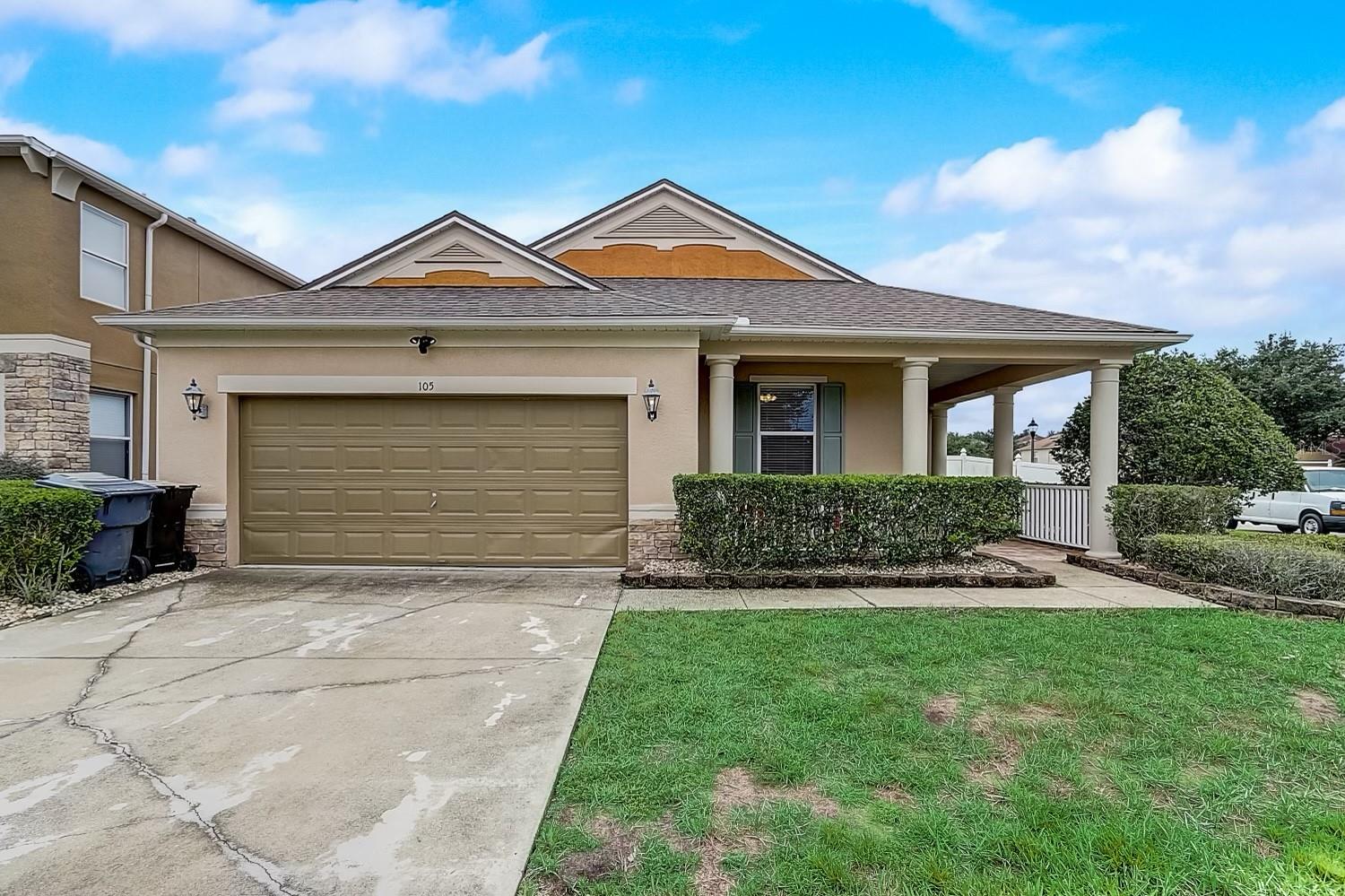 Welcome to this beautiful 3 Bed/ 2 Bed single family house nested in the heart of Championgate. This well maintained and upgraded corner house is perfect for family that enjoy the various entertainments because it's close to major highway, theme parks, shopping and restaurants. Covered front and backyard patio provide great outdoor living space and house is fully fenced in the backyard for extra privacy. Schedule a private showing or check out the Matterport 3D tour and make this beautiful house your new residence.