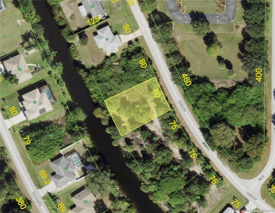 Freshwater Canal - Future Home site with City Water, located south of 776, just north on Rotonda. This beautiful property also has nice front privacy with undeveloped church land across the street.  You will find this location is 2 1/2 miles west of The Cove of Rotonda Golf Center; with many more great golf courses close by.  There is grocery shopping less than 1 mile, with Home Depot 3 miles away.  This area is considered East Englewood, with the heart of Englewood 6 ½ miles west, and 12 miles east is Port Charlotte Town Center.  Pristine gulf beaches are just 6 miles west!  The Port Charlotte and the Englewood area is best known for: excellent golfing, fishing and boating, with many pristine gulf beaches close by! This is a great time to enjoy all that southwest Florida has to offer! PCH 064 3638 0013.