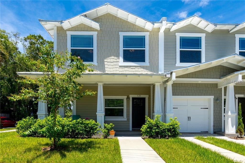 Welcome to Seminole Heights, a fun walkable neighborhood in Tampa. Great 3/2.5 townhome, fee simple w/no monthly fee. Bamboo engineered flooring, fantastic eat=in size kitchen w/stainless appliances and beautiful wood countertops. 3 upstairs bedrooms and two baths w/dual sinks, granite and bowtie tile floorings. Nice size family room, dinette and open kitchen for easy moving around for entertaining. Enjoy sitting out on the covered porch. 1 car garage. Come see what the Seminole Heights lifestyle has to offer, with plenty of shops, restaurants and entertainment, and minutes from downtown Tampa.