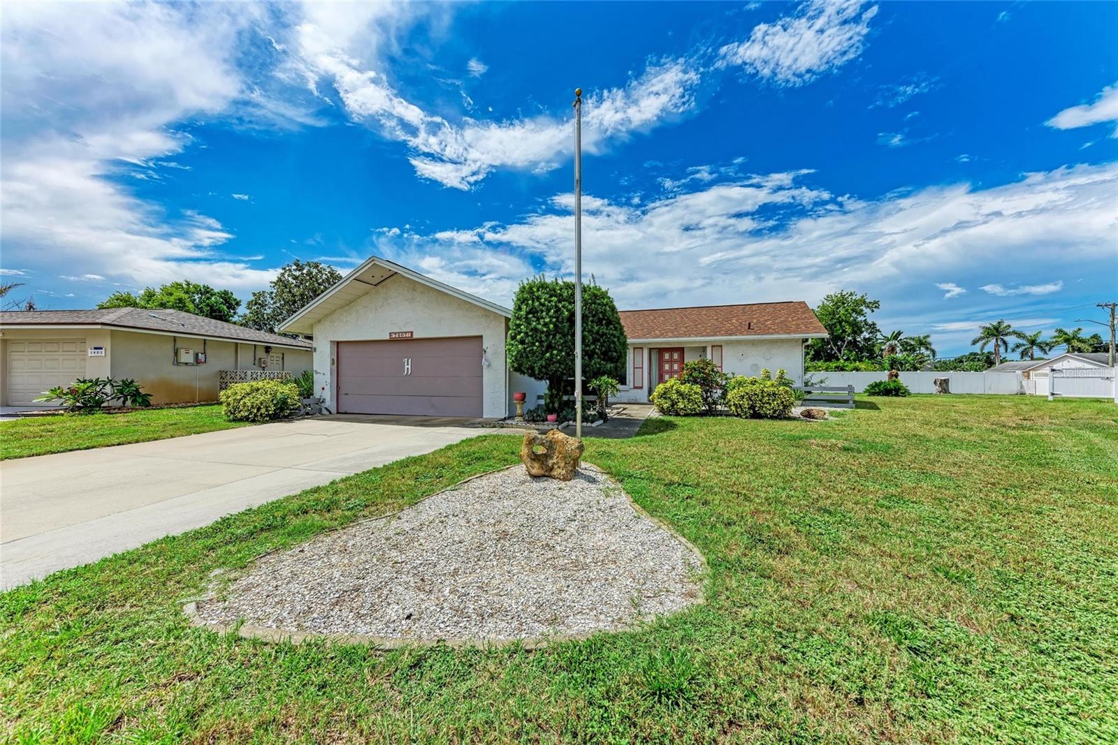 Fantastic cul de sac location just 5.5 miles to Anna Maria Island and the gulf coast beaches! 2 bedrooms, 2 full baths with Florida room and screened lanai. It neeeds a cosmetic refresh. Washer and Dryer included. New roof replaced in 2025.