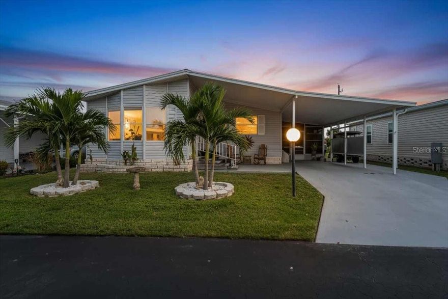 THIS IS THE ONE! Back on market after no fault of the seller. Welcome to Terra Siesta, a sought-after 55+ Co-op community where comfort and convenience meet. This beautifully updated manufactured home offers over 1,500 sq. ft. of spacious living, featuring 2 bedrooms, 2 bathrooms, and plenty of natural light enhanced by skylights throughout.
Enjoy Florida living at its best with a covered carport, screened lanai, and a serene water view right from your lot. A storage shed with an integrated laundry room adds practicality and ease.
Inside, modern upgrades shine. The home is finished with waterproof vinyl plank flooring throughout. The kitchen boasts stainless steel appliances, slow-close drawers, pull-out shelving, and an upgraded backsplash, designed for both function and style. The primary suite is complete with an updated ensuite bath, a walk-in closet, and extra built in closet.  Built ins can be found throughout the home.
An additional room currently used as a formal dining space offers flexibility, can also be used as a hobby room, or flex space to suit your lifestyle.
This move-in ready home is the perfect blend of comfort, updates, and community living. Don’t miss the chance to make it yours in Tierra Siesta! The community has a great clubhouse, community pool, park, and much more!
Minutes to Ellenton Outlets, restaurants, entertainment, I-75 and more. Up and coming area with tons of development with more shops and restaurants on the horizon.  Convenient to Tampa, Saint Petersburg, Lakewood Ranch, Bradenton, Sarasota and surrounding cities. Easy access to Gulf coast beaches - come live the easy, laid-back lifestyle!