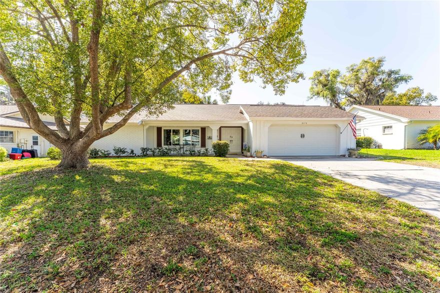 Welcome to this spacious 3-bedroom, 2-bathroom split-plan home offering 2,035 sq. ft. of heated and cooled living space, perfectly situated on a quarter-acre lot along the 2nd fairway in the highly desirable Beacon Woods Golf Course Community. The neighborhood greets you with tree-lined streets, manicured lawns, and a peaceful, established feel.
A charming front porch sets the tone as you approach the home—an ideal spot for morning coffee. Step through the elegant double front doors into the Parchment Style floor plan. To the left, an expansive living room provides generous space for gatherings and relaxation. Beyond the living room, the owner’s suite features a walk-in closet and an updated en-suite bathroom.
On the opposite side of the home, you’ll find a large dining room and two additional bedrooms, each with excellent closet space. The second bathroom is conveniently located between the bedrooms and is perfectly sized for guests or family. Fresh interior/exterior paint throughout gives the home a clean, updated feel.
A highlight of this property is the Family room, offering a picturesque view of the Beacon Woods Golf Course—perfect for relaxing, watching TV, enjoying a game room setup, or just watching golfers from the large picture window.
At the heart of the home is the newly remodeled kitchen, featuring a new stainless-steel double sink, a 1 HP disposal, upper and lower shaker-style cabinetry, and a quartz countertop that overflows into the family room, providing exceptional storage, workspace, or a comfortable place to enjoy meals. A separate pantry and Samsung stainless-steel appliances complete this functional and stylish space.
Throughout the home, you’ll find all-new six-panel doors, adding a crisp, modern touch.
Step outside to the expansive screened lanai, your private oasis overlooking the 2nd hole of the golf course—perfect for enjoying the Florida lifestyle year-round.
The two-car garage includes attic access for additional storage and features a Genie garage door opener.
Additional improvements include new carpet and LVP flooring throughout. Triple-pane hurricane impact windows with transferable warranty (March 2023). Roof—including the flat roof—replaced in October 2025. The home also features a new air handler motor (2023), 200-amp electric service panel, Nest smart thermostat, Ring doorbell camera, and a NuTone solid-state music intercom system with speakers throughout.
Located on a no-outlet street, the home offers added privacy and minimal traffic. It’s close to shopping, schools, and area beaches, and just 45 minutes from Tampa International, or St.Pete/Clearwater Airport. Best of all, it’s located in a no-flood zone.
Residents of Beacon Woods enjoy exceptional HOA amenities, including a clubhouse with a heated pool, locker rooms, co-ed sauna, bocce courts, four lighted pickleball courts, picnic area with BBQ grills, basketball court, fitness room, playground, billiard room, shuffleboard court, horseshoe pits, and a variety of social activities and member groups.
Come see this beautiful home today before it becomes someone else’s dream come true.