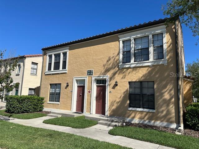2 Bedroom 2 Bathroom Townhome is Siena at Celebration with attached 2 Car Garage. The first floor features a open concept Living/ dining room / Kitchen combo with luxury vinyl wood floors. Upstairs you will find 2 bedrooms with walk in closets and 2 updated Bathrooms. The laundry room is also located on the second floor with washer and dryer included. Luxury Vinyl plank flooring on the first floor and Carpet on the second floor. Short walk to the Siena Club house with pool, playground and fitness center. Rent includes Lawn care, Trash and enrollment in the Resident Benefits Package which includes renters’ insurance, on demand pest control, HVAC air filter delivered monthly, credit building to help boost your credit score with timely rent payments, $1M Identity Protection, move-in concierge service making utility connection and home service setup a breeze during your move-in, our best-in-class resident rewards program and 24/7 Maintenance. Pet Friendly!!