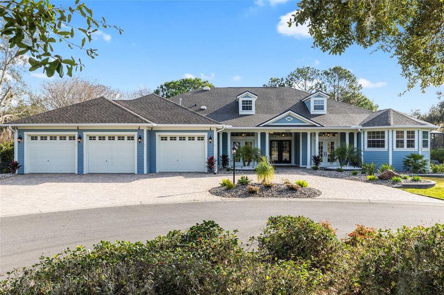 VILLAGE of BRIDGEPORT at LAKE MIONA – Experience high-end living in this Grand ST AUGUSTINE Premier floor plan, situated on a Serene, Park-like property with NO rear neighbors. This Expansive home offers 4,654 sq ft of living space Recently Refreshed with New Interior Paint and UPDATED LIGHTING THROUGHOUT. The Spacious layout features 4 Bedrooms and 4.5 Baths, including a Formal Dining Room and a central Family Room anchored by a Stunning Custom Wood-mantel Fireplace. High Ceilings continue into the GOURMET KITCHEN and Dinette, which Boast Beautiful Hand-Carved Engineered Wood Flooring. A large, versatile Bonus Room with dual Ceiling Fans offers plenty of space for a pool table or home theater, further enhancing the home's GRAND SCALE.  Each of the Three Secondary Bedrooms serve as a Private Retreat; two featuring En-Suite Bathrooms and CLOSETS WITH CUSTOM BUILT-IN Organization. Your Private Backyard Oasis features a Massive Screened Birdcage protecting a TROPICAL RESORT-STYLE SALTWATER POOL with Rock Waterfall Features. The area includes a Professional-grade SUMMER KITCHEN with a High-capacity Vent Hood and a Stunning CORNER FIREPLACE with a Custom Mantel and Arched Niche. Recent upgrades include a $75,000 Outdoor Transformation, with Professional Landscaping, Lighting, new gutters, and a Hydra-wise WIFI Irrigation system.  Additional highlights include an OVERSIZED 3-CAR GARAGE, a large Circular Driveway, dual HVAC systems and an Attic Radiant Barrier. Take advantage of PRIME LOCATION with easy golf cart access to Lake Sumter Landing Market square ®, Arnold Palmer's Championship Golf Course and Country Club and countless additional amenities throughout The Villages, FL.  Make sure to view the VIRTUAL TOUR ---Unit 102 Bond Assessment: $2,259.09/yr (Bond Balance: $13,618.57), Unit 102 Maintenance: $1060.64/yr, Sumter Fire District: $320.71/yr. Monthly Amenity Fee: $204.00: Roof 2023
