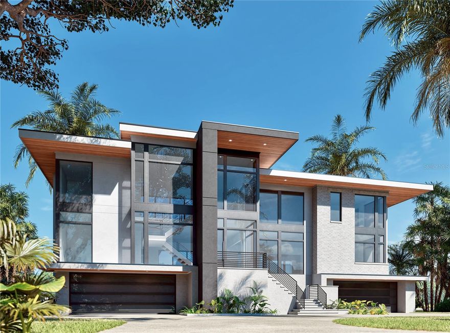 Pre-Construction. To be built. A rare and unique opportunity live on the water --just moments to downtown Tampa.   Work with the builder to make your waterfront dream home come to life.    This home is TO BE BUILT and you can still make all the selections or let our in-house designer guide you to make the process simple!   Sitting on a prized location in Tampa's exclusive Ridgewood Park, this tight knit community has it's own civic association and a host of neighborhood events from Friday cocktails to holiday luminaries.   But what really sets this community apart is it's proximity to downtown Tampa and all it has to offer both by boat (yes you can head to dinner by boat) and by foot (walk to Armature Works for dinner and dozens of monthly events).  With over 100 feet on the river with a brand new seawall and TWO BOAT SLIPS (one with a LIFT), you can enjoy all that living on the water affords.  Have your friends join you or keep your boat AND jet skis ready to join in the annual holiday boat parades.   After a day in the city and on the water,  relax in your generously sized infinity pool and spa.   Host your friends and family for dinner under the stars with your outdoor living patio space and outdoor kitchen that is truly seamless and part of the home. When it's time to retreat...you have an expansive plan offering 5600sf of personal and entertaining space like none other in Tampa. This raised 3-story build is hurricane-ready with impact windows, pilings and a raised foundation. This style build allows you the perk of an oversized garage offering workshop space or room for up to 8 cars.  The entrance to the main living area boasts a two-story atrium adorned with a floating staircase.  You will feel the tranquility of the spacious modern design complete with high ceilings, balconies at every level, windows to maximize your water views from every angle, and high-end selections --that are a standard of NEO quality and urban design.  Let's start the conversation and design your the urban oasis that dreams are made of ...today!