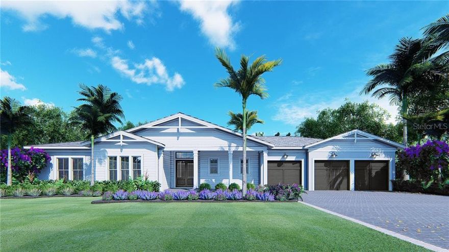 Pre-Construction. To be built. *SOLD Pre-Construction* Not to be used as a comp as the contract date was 4/15/2021** The Martinique by Heritage Builders is a stunning home located on one of the Oyster Bay area's most desirable streets, Eastbrook Drive. As you approach the clean coastal cottage inspired Martinique, you are greeted by its stately presence and backdrop old oak trees. Entering though the custom mahogany entry doors, the Foyer, Great Room, Dining with wood trimmed cathedral style ceiling and chef's grade Kitchen showcase the openness of this one of a kind design with wide vistas of the expansive outdoor living, pool and spa through the 20 foot wide by 10 foot tall glass doors. The guest wing of this home features, 4 full bedroom suites with walk in closets and a spacious TV Lounge. The Master Suite welcomes even the most discerning buyer with tented ceiling treatments, large his and her walk in closets and an elegant Master Bathroom with glass enclosed shower, dual vanities and free standing slipper style tub. As with all Heritage Builders custom homes, impact vinyl windows, carriage style garage doors, ultra-premium appliances, 8' solid core doors, LED recessed lighting, granite and quartz counter tops, custom cabinetry, spray foam insulation and more are the standard.
