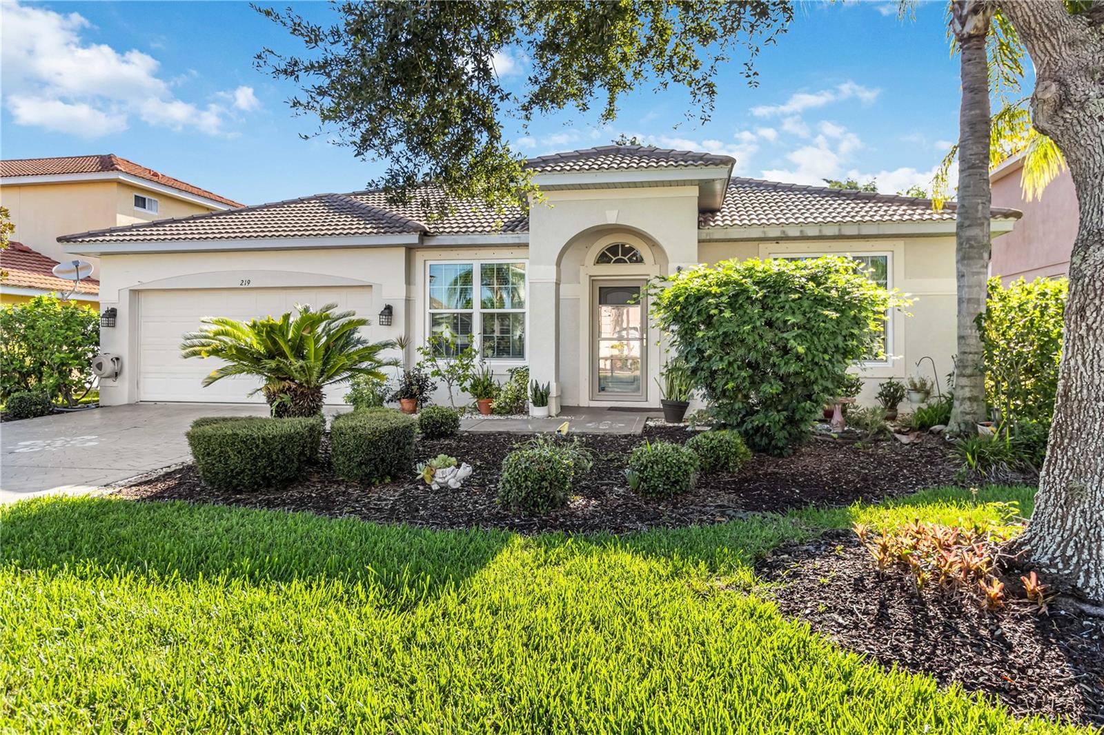 Enjoy serene preserve and golf course views in this elegant 4-bedroom, 2-bath, single-story residence nestled within the gated Stoneybrook community of Heritage Harbour in Bradenton. Step through the welcoming foyer into a formal living area anchored by wood-look tile flooring. A flexible space just beyond double doors is perfect as a den, study, or fourth bedroom.
The kitchen is bright and open to the family room and informal dining area. It features quality wood cabinetry, Corian countertops, a breakfast bar, stainless steel appliances, and a decorative glass tile backsplash. Diagonal tile flooring adds visual appeal, while built-in buffet storage near the dining area enhances everyday living.
The primary suite includes a large walk-in closet and spa-like bath with all-new tile surrounds, granite-topped cabinetry, a soaking tub, and a glass-tiled accent wall. The adjacent bedroom offers a panoramic picture window overlooking mature trees and preserve lands.
Outdoor living is effortless with a screened lanai offering covered space plus a solar-heated pool fenced for safety.
Stoneybrook is built around a public-access 18-hole golf course and is part of Heritage Harbour, a master-planned community offering a full suite of amenities including a recreation center, fitness center, junior Olympic pool, satellite pools, spa, tennis courts, pickleball and basketball courts, volleyball, and playgrounds.
Across the way is Central Park, connecting Heritage Harbour’s neighborhoods and offering walking trails, soccer and baseball fields, scenic picnic areas, and access to Beacon Lake—a 70-acre waterfront park with a fishing pier.
Close to I-75 and just minutes from Lakewood Ranch, downtown Bradenton, Sarasota, and Tampa, this home delivers both resort-style living and real-world convenience.