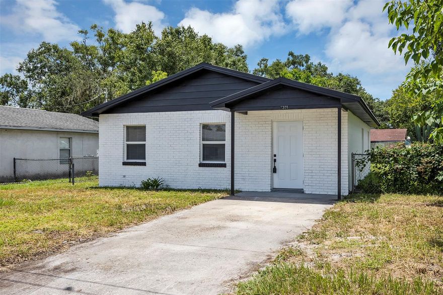 Stylishly new 3BR Home with Private Driveway in the Heart of Plant City!

^^Special Offer: Lease by October 20th and receive one month free rent, applied to your second month’s rent!^^^

**No Deposit, Partial Deposit, or Full Deposit Options for renters are available — supported by Obligo

Welcome to 3309 Hickman Ave, a stylishly renovated 3-bedroom, 1-bath home located on a residential street in the heart of Plant City, FL. This charming residence offers exceptional curb appeal with a clean white brick exterior accented by bold black trim. Inside, you’ll find a beautifully updated interior featuring luxury vinyl plank flooring, fresh paint, and plenty of natural light throughout. The designer kitchen is a standout, equipped with white shaker cabinets, quartz countertops, a spacious breakfast bar, matte black hardware and faucet, and a full suite of stainless steel appliances — including a French door refrigerator, dishwasher, microwave, and electric range. The layout is both practical and inviting, perfect for entertaining or relaxing at home.

The renovated bathroom includes modern tilework, a sleek vanity, and a tub-shower combo that’s perfect for both quick showers and relaxing soaks. Additional highlights include recessed lighting, contemporary finishes, and in-home laundry hookups. Outside, enjoy a private driveway, covered front entry, and a backyard with plenty of space for gardening, pets, or outdoor activities. Conveniently located near schools, parks, shopping, and just minutes from I-4, this home offers the perfect blend of modern comfort and suburban convenience. Don’t miss your chance to live in a fully updated home in one of Plant City’s established neighborhoods — schedule your tour today!