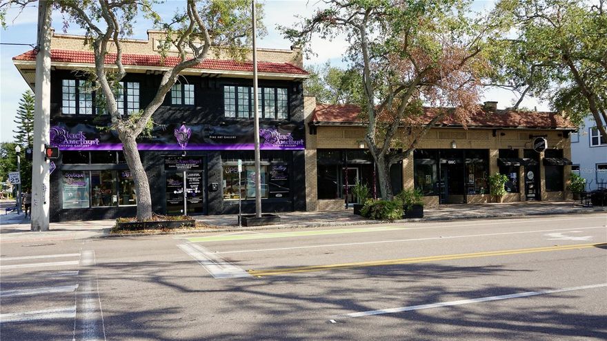 Amazing opportunity to purchase a fully leased retail space in the heart of St. Petersburg! This property has a total of five units, with two 1800 square foot units and three 900 square foot units, and adjacent parking. Located on the edge of downtown St. Petersburg, this property is in a prime location for both walking and street traffic.