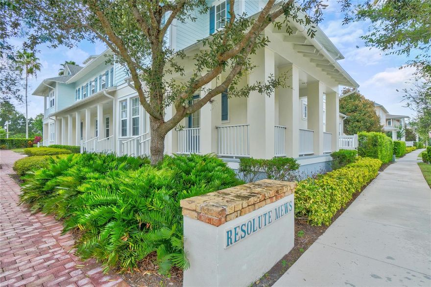 This Celebration townhouse is just stunning!  From the welcoming front porch to the oversized 2 car garage, this home has it all. This home is a 2 bedroom 2 1/2 bath, the loft can easily be converted to a 3rd bedroom if it's needed. The first floor has a spacious family room, large hall closet, dining area, half bath, and a gorgeous kitchen with a large island and lots of counter space and a brand-new dishwasher was just installed. As you walk up the newly carpeted stairs and 2nd floor, you will find the loft area and full bath for the 2nd bedroom and loft, the laundry closet (washer and dryer included) and then the primary bedroom with its great closet and beautiful en suite. And no worries on utility costs with this home that was built with a radiant barrier, double pane windows and an energy efficient HVAC system. The storage in this townhouse is really well thought out, and always needed! This community has terrific shopping, restaurants, events, parks, ponds, lakes, and so much more, truly living in Main St USA!  The fees include all of the amenities, community pool, clubhouse, fitness center, park and the exterior maintenance of the lawn and landscaping, exterior paint, roofs, so no worries about large expenses, just enjoy living life to its fullest in this beautiful home located in a community with endless amenities, Disney Parks right next door, beaches on the East coast an hour away, West coast, 90 minutes! Truly live the dream here in Celebration. OWNER IS MOTIVATED