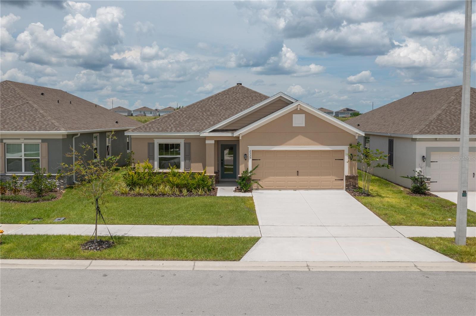 New Construction | 3 Bed | 2 Bath | 1,342 SqFt | Lake Alfred, FL
Welcome to your brand-new home in the heart of Lake Alfred! This beautifully crafted 3-bedroom, 2-bathroom residence offers 1,342 square feet of modern living space and a thoughtfully designed split floor plan that ensures both privacy and functionality.
Step inside to find a spacious master suite complete with a private ensuite bathroom—your personal retreat after a long day. The open-concept kitchen features elegant wood cabinets, sleek granite countertops, and plenty of prep space, making it a perfect hub for both daily living and entertaining.
Nestled in a quiet neighborhood just minutes from the I-4 corridor, this home offers easy access to Tampa, Orlando, and all the best of Central Florida. Whether you're commuting or exploring local attractions, convenience is always within reach.
Don’t miss the opportunity to own a brand-new home with timeless finishes and a smart layout in a growing community.
Schedule your private tour today!