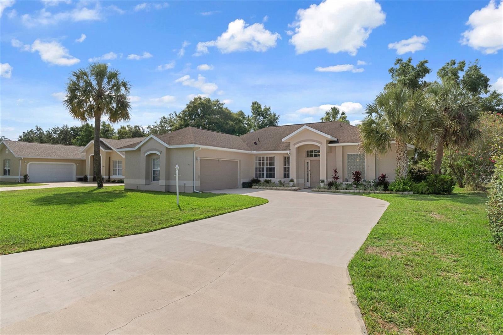 Welcome to your traditional style Florida home nestled in the picturesque community of Laurel Ridge! This beautiful 3-bedroom, 2-bathroom residence boasting over $65,000 in newly renovated exquisite upgrades that offers a perfect blend of modern elegance, whether you're a growing family, a retiree seeking tranquility, or anyone in between, this property promises a lifestyle of comfort, leisure, and community engagement, play golf within the community or swim laps in the community pool which is just steps away. As you approach the home, you will notice right away that it sits on a corner lot and you’ll be greeted by a charming facade and lush landscaping, setting the tone for what lies beyond the front door. Step inside to discover an expansive main living area adorned with immaculate tile flooring. The layout seamlessly connects the living, dining, and kitchen spaces, making it quintessential for entertaining guests or enjoying cozy family nights. Both bathrooms have been thoughtfully renovated with contemporary fixtures and finishes, ensuring a spa-like experience for you and your guests. Step outside to your backyard, where you can enjoy morning coffee on the patio or host summer barbecues in the sunshine. Conveniently located near shopping, dining, and schools, this home provides the perfect balance of accessibility.