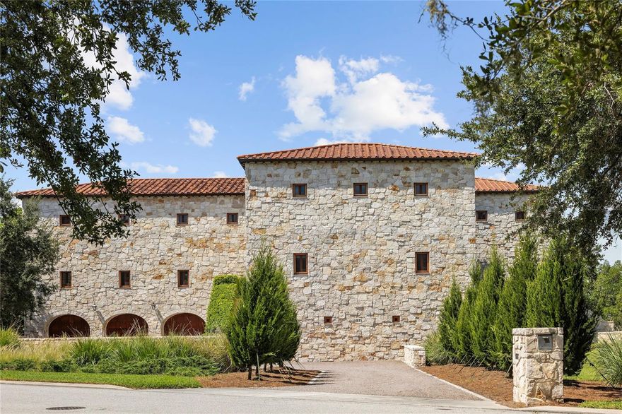 Welcome to "Tre Sorelle," a home of splendor and architectural authenticity, a true Tuscan farmhouse nestled in the premier waterfront community of Tierra Verde. From the early stages of its conception, which involved trips to Tuscany to research design and source materials, to the meticulous level of construction, every detail was given exceptional attention. This magnificent masterpiece provides seclusion and privacy, breathtaking beauty and luxurious quality that leaves a lasting impression. From the massive spread footings, concrete block structure (8" x 8" x 16" blocks) from foundation to roof line, and the first-floor living area situated at 13 feet above sea level, this home was constructed to withstand the tests of Mother Nature. In addition to the concrete block outer shell of the home, the entire exterior wall features a 10-to-12-inch layer of limestone quarried in the Province of Barletta-Andria-Trani and container shipped from Italy. The exterior walls are 18-to-20 inches thick in total, which is extraordinary, but perfect for Florida weather and lifestyle. The roof is a Ludowici Italian authentic cap and pan terra cotta roof tile with a 75-year warranty and the hurricane-impact windows and doors are a combination of Tischler und Sohn (U.S.A.) and Hope's Windows, the world's pre-eminent manufacturers of custom windows and doors. Encompassing over 12,000 square feet of luxury living, the home has seven bedrooms, eight full baths, three half baths, library, two offices, elevator, gym, and four-plus-car garage. Features of this home include soaring ceilings, impressive Douglas fir beam and plank work, solid mahogany doors throughout, and, extending from the lower-level entrance to the top floor, a beautiful cool honey-colored, pink veined Corton limestone spiral staircase, a stone steeped in French history emanating from the Burgundy region. The main level comprises an open floor plan with living room and gourmet kitchen, casual dining, formal dining room, two offices and a guest suite. The upper level features six en-suite bedrooms and a sun-filled library. The lower level has additional storage rooms, and gym. A tranquil oasis awaits outside, complete with expansive, covered lounging and dining areas, a fire pit surrounded by a moat and a salt-generating chlorine pool heated by a geothermal system, utilizing energy efficiency. Ideally located close to the thriving downtown of St. Petersburg and the Gulf beaches, less than 30 minutes to Tampa International Airport and yet perfect for those who are seeking peace and serenity.
