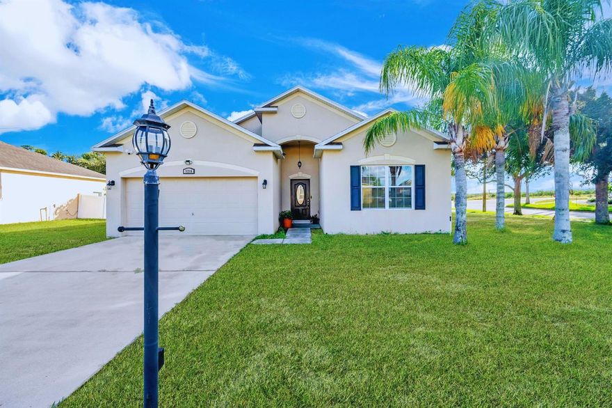 Welcome to Your Beautiful Corner-Lot Home!

This stunning 4-bedroom, 2-bath home with a 2-car garage offers over 1,855 sq. ft. of comfortable living space. Enjoy a bright, open floor plan that seamlessly connects the living room, dining area, and kitchen—perfect for relaxing or entertaining.

The spacious kitchen features a welcoming breakfast bar, while updated ceiling fans add a modern touch throughout. Unwind in the private master suite, complete with an en-suite bath featuring a soaking tub and separate shower.

Step outside to your large screened lanai, ideal for year-round outdoor living and hosting guests in style. Located on a desirable corner lot near Lake Eva Community Park, you’ll be minutes from shopping, dining, and major attractions like Disney and Tampa.

Don’t miss this incredible opportunity—make this beautiful Haines City home yours today!