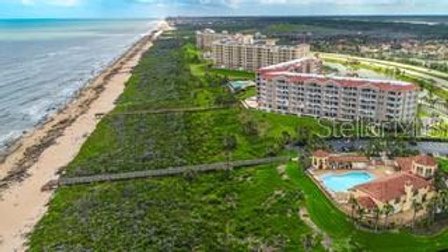 Discover the ultimate in coastal living with this stunning two-bedroom, two-bathroom oceanfront home located on the fifth floor!  Step inside and be captivated by the open living area that leads to a spacious covered balcony, where you can take in breathtaking  ocean views, amazing sunrises, and dine al fresco.  Cooking will be a delight in the well appointed kitchen.  The primary bedroom features a huge walk-in closet and a luxurious bathroom complete with a standing shower and separate tub. The second bedroom and guest bathroom provide a comfortable space for family or friends.  In-unit laundry, covered parking, and elevators provide ease of living.   This beautifully updated gem is turn-key; ready for you to move right in.

...and that’s not all! This property offers a wide range of amenities, including access to sparkling swimming pools, a grilling area for sunny cookouts, and courts for tennis and pickleball! For the outdoor enthusiasts, your access to the Matanzas River is just across the way, offering the perfect spot for fishing, racks to store your kayak, or just sit on the dock to watch the sunset.
And an added perk!  You can rent out the condo for a week at a time, giving you the chance to earn income while still soaking up the sun and sand whenever you choose.   ALL FURNITURE IS AVAILABLE!!
The nearby towns of Flagler Beach and Palm Coast provide convenient shopping, medical care, community events, and entertainment.   St. Augustine, Daytona Beach, and Jacksonville are all within an hour's drive. These vibrant cities serve up a plethora of attractions, including historic sites, cultural landmarks, diverse culinary experiences, and endless opportunities for adventure and discovery.