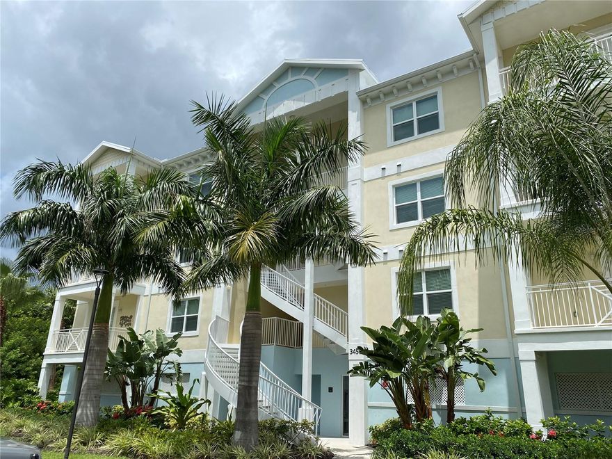 Beautiful 3rd floor condo located in the brand new community of Palma Sola Bay Club! Get out of the snow this coming winter season and see everything this condo/ gated community have to offer.  1800 sq ft. 3BR/2.1BA unit. Engineered hardwood flooring throughout. Two Private patios with amazing views. This community is located right of of 75th street a 5 mile ride to Anna Maria Island. Palma Sola Bay Club is resort style living with a heated community pool, fitness center, club house, grilling areas, bocce ball court, putting greens, dog park, private fishing deck with a kayak launch into Palma Sola Bay. Call today for a showing. The property is currently rented Jan and Feb 2026