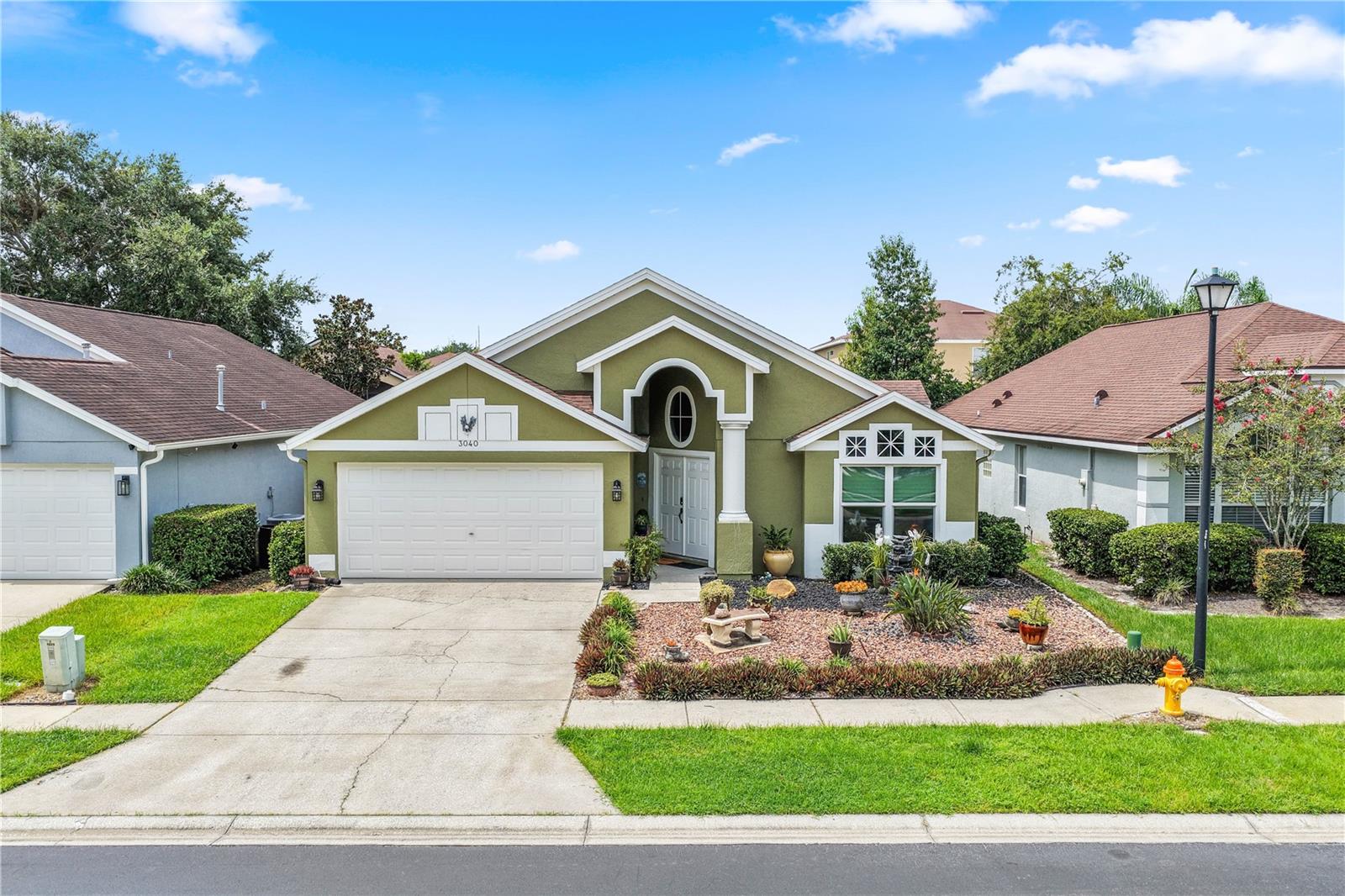 Welcome to Egrets Landing—a sought-after gated community in the heart of Lake Mary!  This beautifully maintained 4-bedroom, 2-bath, single-story home offers 1,923 sq. ft. of comfortable living space and the perfect blend of functionality and style.
Step inside to find an inviting open layout with vaulted ceilings and plenty of natural light. The spacious living and dining areas create a welcoming flow, perfect for entertaining family and friends. The chef’s kitchen is designed for convenience with ample cabinetry, generous counter space, a closet pantry, and modern appliances, making meal prep a breeze. Enjoy morning coffee on the screened lanai. The private primary suite features a large walk-in closet and an ensuite bath with dual sinks, a garden tub, and a separate shower, offering a true retreat at the end of the day.
Recent updates include a newer roof (2015)  a tankless water heater,  HVAC 2013, ensuring peace of mind and energy efficiency.
Outside, enjoy the well-maintained community amenities, including a resort-style pool, splash pad, playground, and picnic area. This location is second to none—just minutes from major highways (417, I-4, and 17-92), shopping, dining, and the Lake Mary SunRail Station (only 6 minutes away!). Plus, Seminole County schools are A-rated, and the beautiful Atlantic beaches are just a short 30–40-minute drive.
This home is move-in ready and offers the ideal combination of comfort, convenience, and community living. Schedule your private showing today—you won’t want to miss this one!