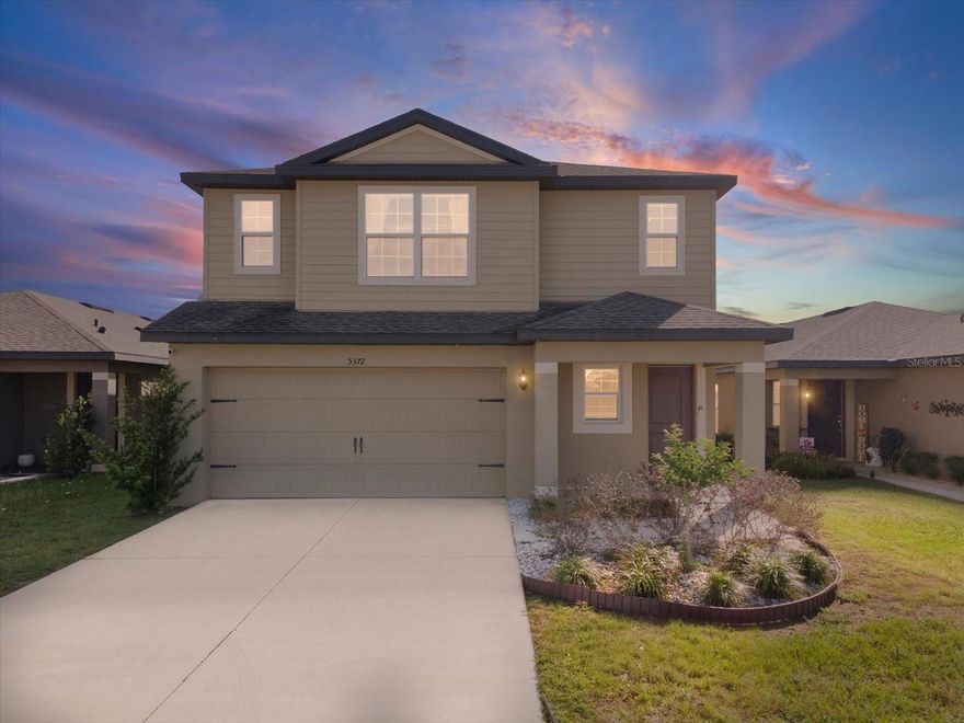 Welcome to this well-maintained 4 bedroom, 2.5 bath home in the desirable Trilby Crossing community of Brooksville, offering modern design, flexible living space, and convenient access to everyday amenities. Built in 2022, this two-story Pasco plan by LGI Homes offers an open-concept layout connecting the kitchen, dining, and living areas for easy everyday living and entertaining, while the upstairs loft adds valuable flex space for an office, or playroom. The kitchen features granite countertops, a breakfast bar, 36'' upper wood cabinets with crown molding, and energy-efficient Whirlpool appliances, creating a stylish and functional space at the center of the home. Enjoy Florida living on the covered back patio . Trilby Crossing offers community amenities including multipurpose fields, a playground, pavilion, picnic area, and fenced dog park. Conveniently located approximately 2.5 miles from I-75, this home provides easy access for commuting while remaining close to shopping, dining, schools, and medical facilities. With modern finishes, spacious living areas, and a convenient Brooksville location, this home is ready for you to enjoy. Schedule your private showing today.