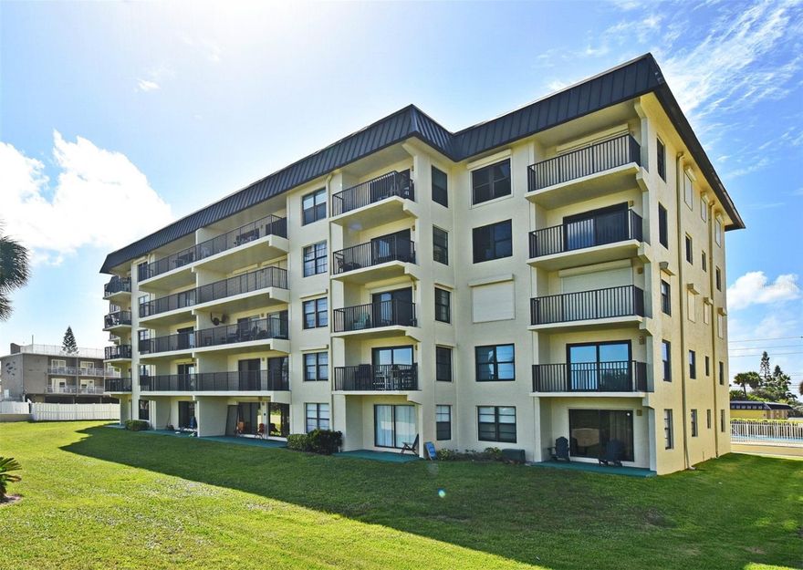 Discover your dream oceanfront condo, a stunning two-bedroom, two-bathroom sanctuary that offers both luxury and convenience. This condo is ideal for short-term rentals, second homes, or even as a primary residence. Situated along the pristine coastline, this exquisite property boasts an outside balcony that offers breathtaking views of the ocean, perfect for enjoying morning coffee or evening sunsets. Inside, you'll find elegant tile floors and high-quality stone countertops, complemented by solid wood cabinetry that adds a touch of sophistication to the modern kitchen. Equipped with top-of-the-line stainless steel appliances, this space is both beautiful and functional, making it a delight for any culinary enthusiast. The condo's updated bathrooms are designed with relaxation in mind, featuring contemporary fixtures and finishes that create a spa-like atmosphere. For added convenience, a shared garage is included, providing secure parking and additional storage space. The community offers a range of amenities to enhance your lifestyle, including a sparkling pool for those warm summer days and a small gathering room perfect for socializing with neighbors or hosting intimate events. Located just minutes from local restaurants and major highways, this condo provides easy access to all the necessities and attractions the area has. Whether you're looking to explore vibrant dining options, enjoy leisurely beach strolls, or commute effortlessly, this property offers the ideal blend of luxury and practicality. Don’t miss the opportunity to make this oceanfront haven your new home.