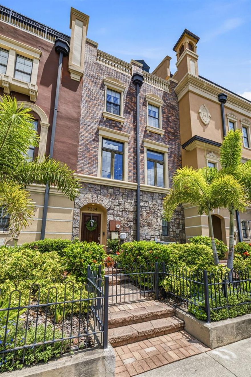 Experience luxury living in the heart of South Tampa at the highly sought-after Brownstones of SoHo. This home is ideally located in Hyde Park and offers the perfect blend of style, comfort, and walkability. Imagine being just steps from Hyde Park Village, Bayshore Boulevard, and SoHo’s top restaurants, cafés, fitness studios, and nightlife.This home features the largest floor plan in the community. This residence has a lot of natural light, while being extensively upgraded with modern finishes throughout. Recent 2024 improvements include new hardwood flooring, updated tile flooring, designer lighting, upgraded vanities and mirrors, fresh interior paint, new ceiling fans, HVAC & roof (2024), and a refreshed fourth-floor balcony that has been waterproofed and sealed with upgraded storm doors. The home has been thoughtfully renovated, creating a true turnkey opportunity for the next owner.Don't let this opportunity pass you by to live  in a turnkey stunner, just minutes from Downtown Tampa, Water Street, Tampa General, and iconic destinations like Bayshore Boulevard and Hyde Park Village. Whether you’re grabbing coffee at Buddy Brew, brunch at On Swann, or dinner at the iconic Bern's Steakhouse, this home places you in the center of South Tampa’s most desirable lifestyle.