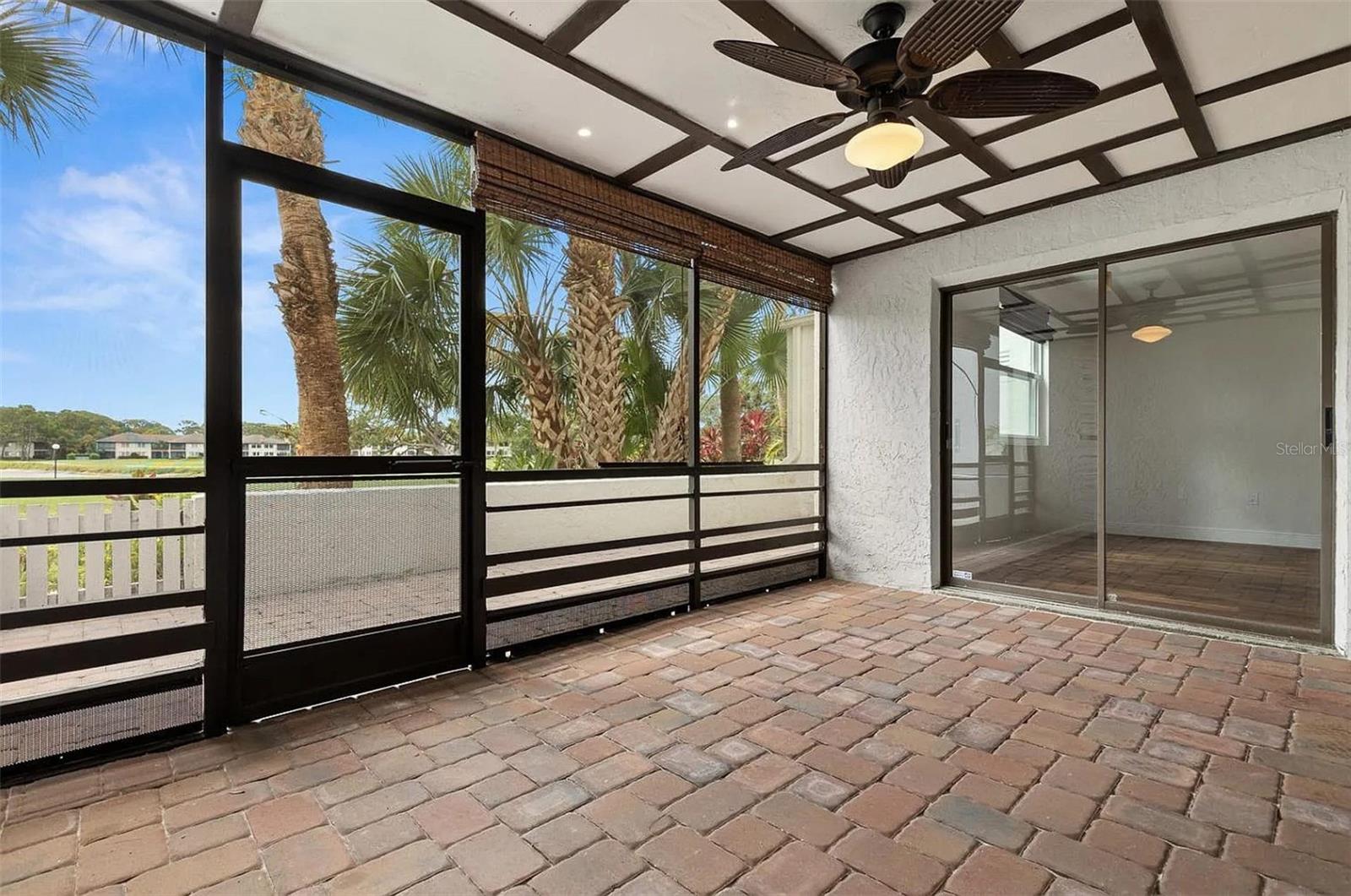 Updated, 1st Floor, 3BR 2BATH, Villa with Lake & Golf Views in The Meadows Golf and Country Club. Dedicated, Covered Parking. Annual, unfurnished, deep-clean, and no carpet, pet-friendly. Storage Galore-- both inside and outside closets and spaces! Perfect Sarasota resort-like location. Please see the attached website for flythroughs to get the real vibe of this place- -not your typical condo!!
Assigned covered parking and the community heated pool is just steps away. Located off of Honore and University close to UTC shopping and dining, Benderson Rowing Park, medical, airport and interstate. Beaches, St. Armands and Downtown are all just minutes away.
Hurricane Glass on all windows for peace of mind and lower utility costs. Water and Trash fees included in rent.
Step inside to find an open layout with new modern appliances (including washer & dryer), freshly painted interiors, no carpet, and two private patios for outdoor living. Covered dedicated parking is included. Guest parking, too!