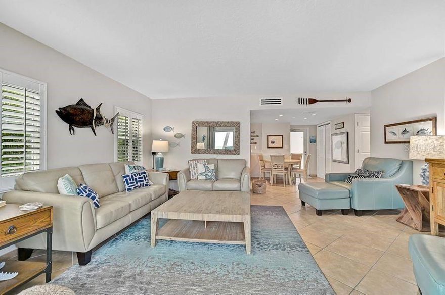 We welcome you to stay in our updated oceanfront condo on Siesta Key Crescent Beach - the best beach in Florida! Our spacious 2 bed/2 bath oceanfront home is 1080 square feet with an ocean view that cannot be beat! Unit #206 is part of the Casa Blanca Vacation Beach Resort, and the crystal white sand is steps away! Remodeled in 2023, fully equipped kitchen with quiet dishwasher, spacious living area with 55-inch 4K HD TV/Internet accessible DVD - sound bar w subwoofer and rear speakers. Indoor dining table for four, outdoor table and chairs on lanai for six additional. The large master bedroom has a king size bed with 40-inch 4K HD TV/Internet Accessible DVD, ample closet and dresser space with an in-suite bathroom and walk in shower. Second bedroom also has a king bed, dresser and 40-inch TV. Dedicated WIFI and internet for our guests. Corner 2nd floor unit offers amazing views up and down the beach from the lanai.