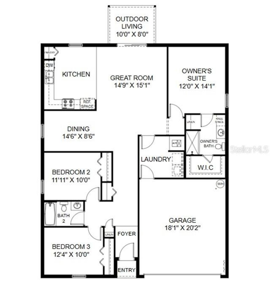 Photo of 886 Hudson Valley Drive, Poinciana, FL 34759 (MLS # C7528008)