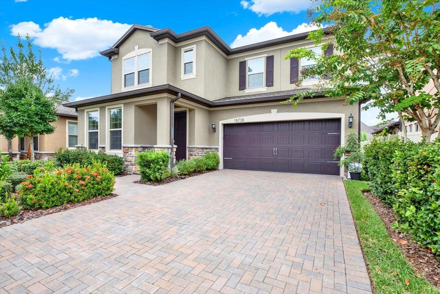 LOCATION! LOCATION! LOCATION! This immaculately maintained home is located in the highly desirable, gated community of Birchwood Preserve, just off of N. Dale Mabry in the STEINBRENNER HIGH SCHOOL district!! This home features 4 spacious bedrooms, 2 full and 1 half bathrooms, an office, media space, chef's kitchen, and a partially enclosed backyard. Enjoy an array of upgraded features including Ceramic and Luxury Vinyl flooring throughout the entire the home, walk-in closets in each bedroom, a whole home water softener, and a first level Owner's Suite. In addition to the remaining bedrooms and bathrooms, upstairs you will find a large Bonus Room/Loft that is pre-wired for theatre style entertainment. With access to the community pool, clubhouse, community park and playground, this home has just as much to offer outside as it does inside. Be within minutes of shopping, dining, and TOP RATED Schools. With easy access to the Veteran's Expressway, commuting anywhere within the Tampa Bay area is a breeze! Don't miss the opportunity to call this Lutz gem home! *Grounds Care Included * Pest Control Included*Washer and Dryer Included *Whole Home Water Softener Included *Water Filtration System Included* Applicant to verify all room and lot dimensions, as well as School information.